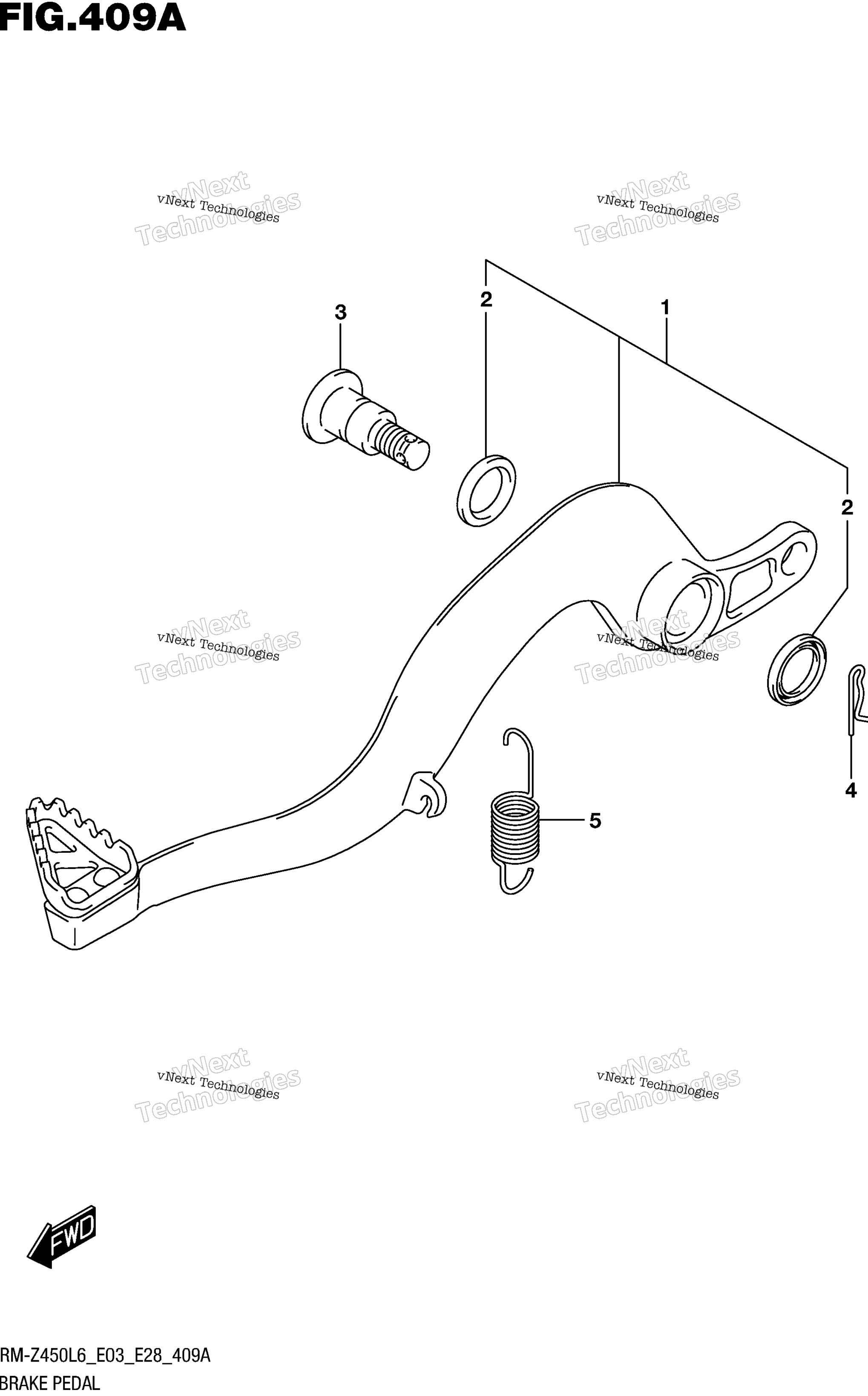 Тормоз Pedal