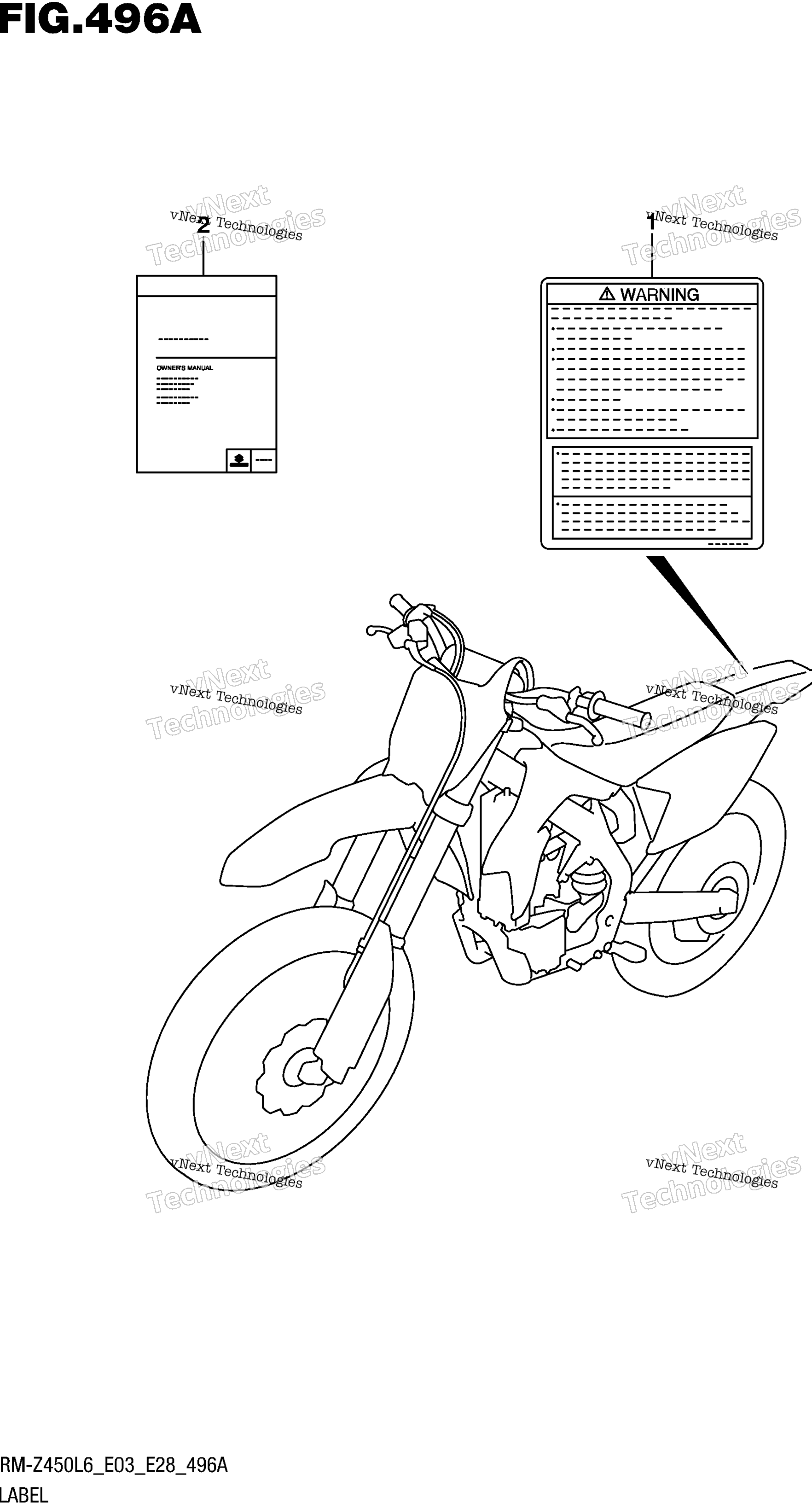 Шильдик (Rm-Z450l6 E03)