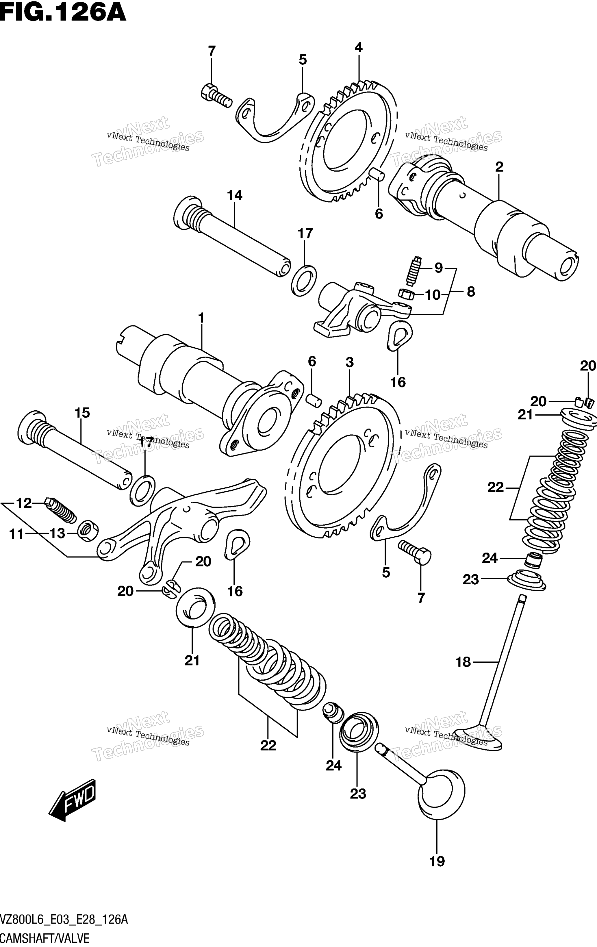 Camshaft / клапан