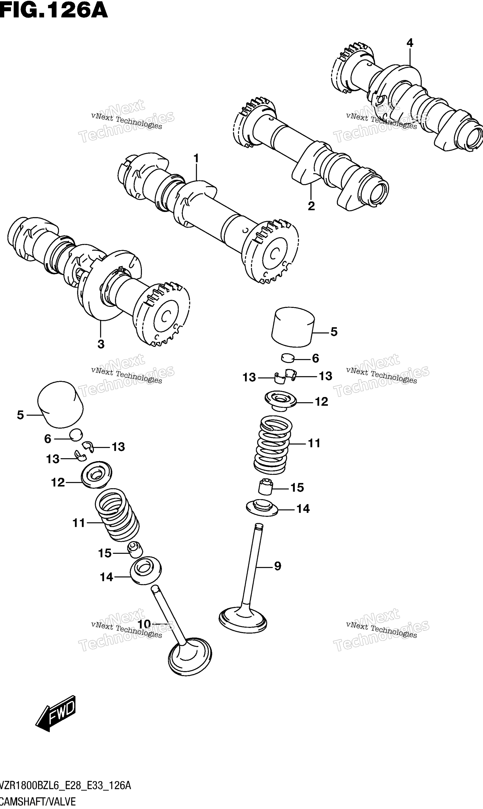 Camshaft / клапан