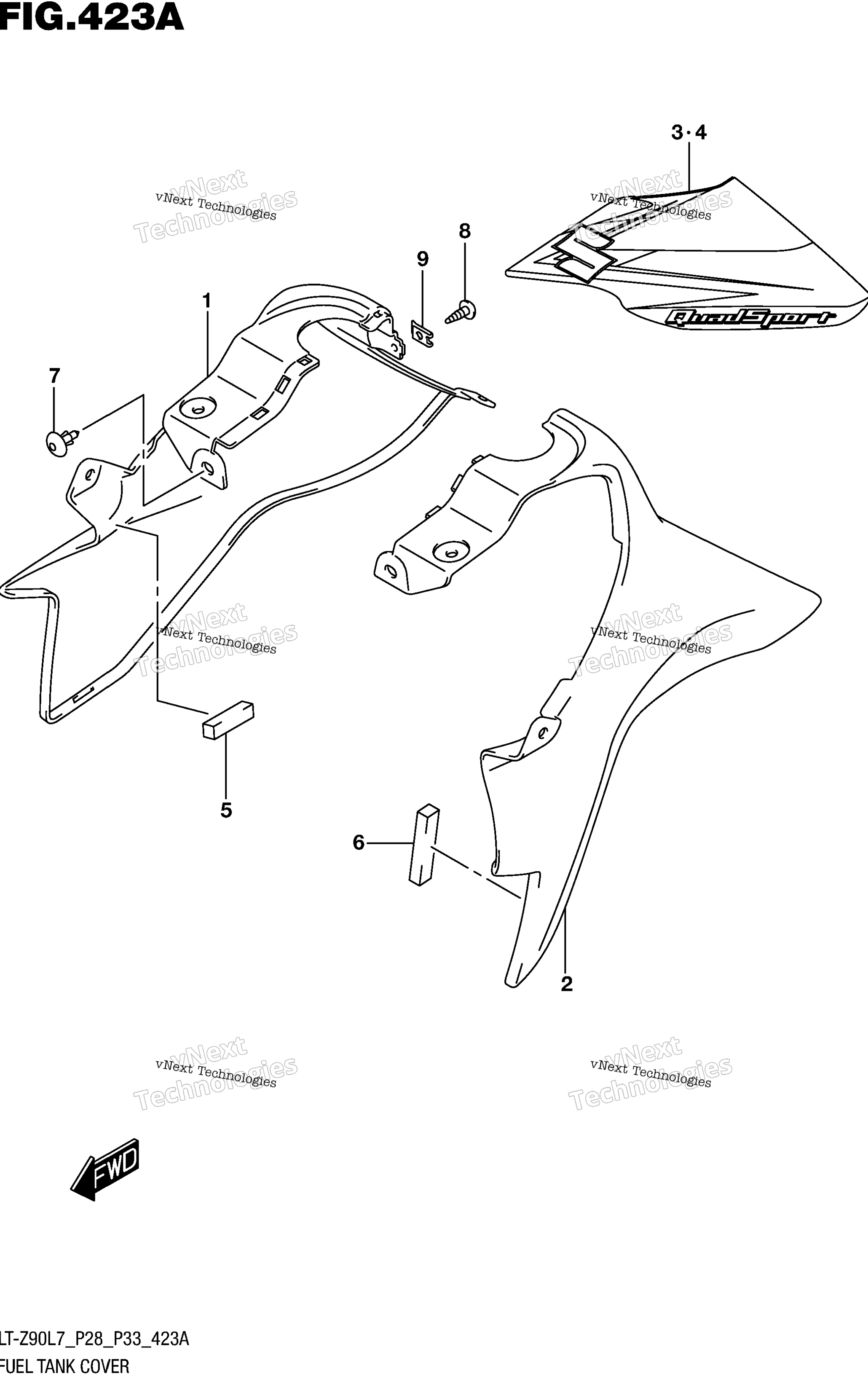 Топливная система Tank Cover