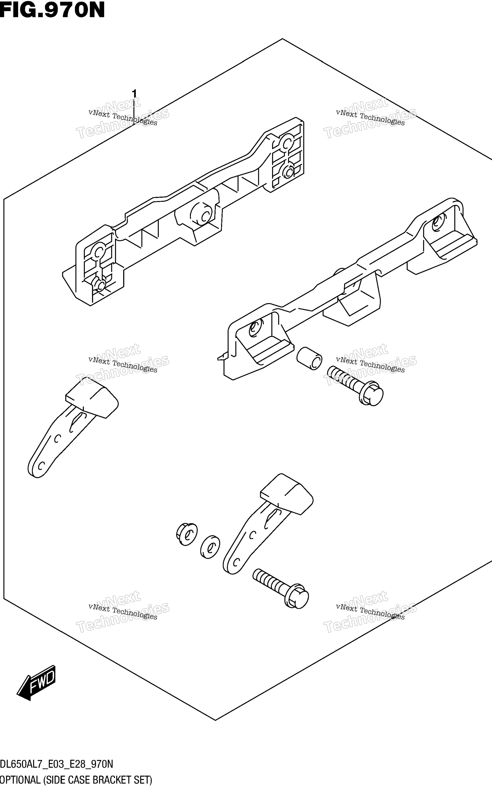 Опциональное оборудование (Side Case Bracket Set)