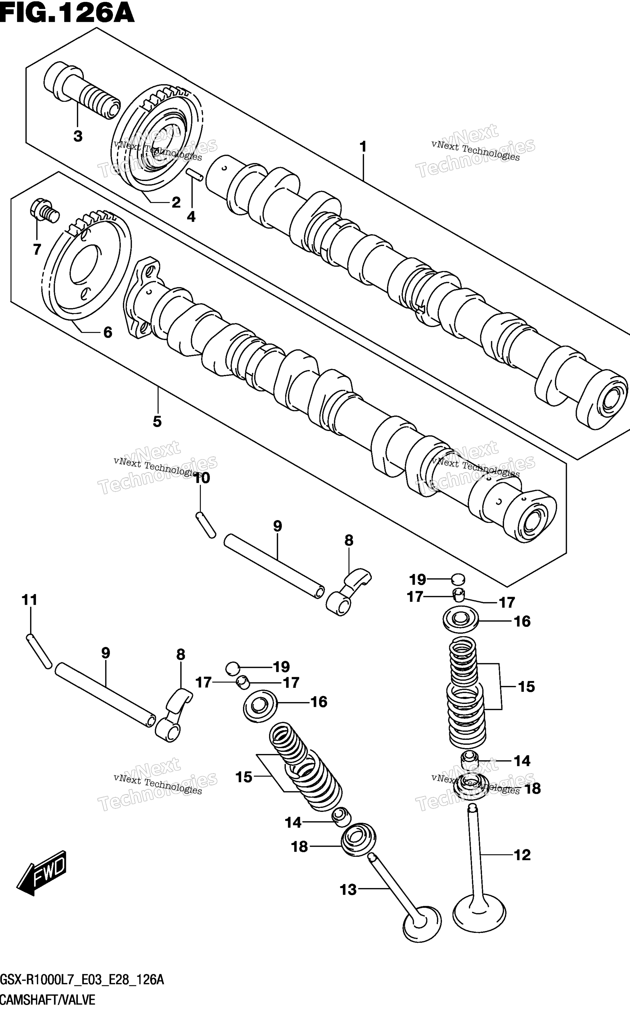 Camshaft / клапан