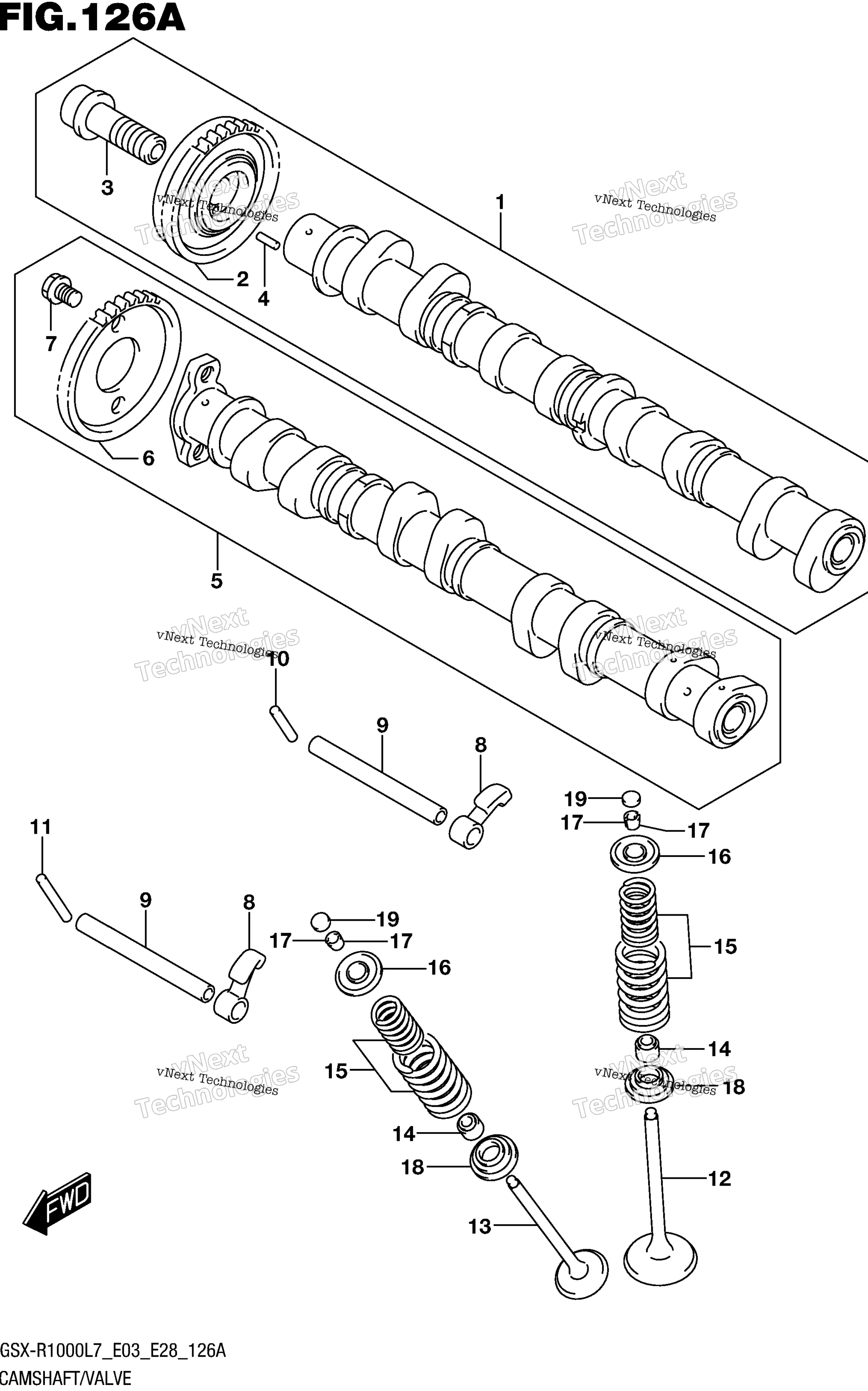 Camshaft / клапан
