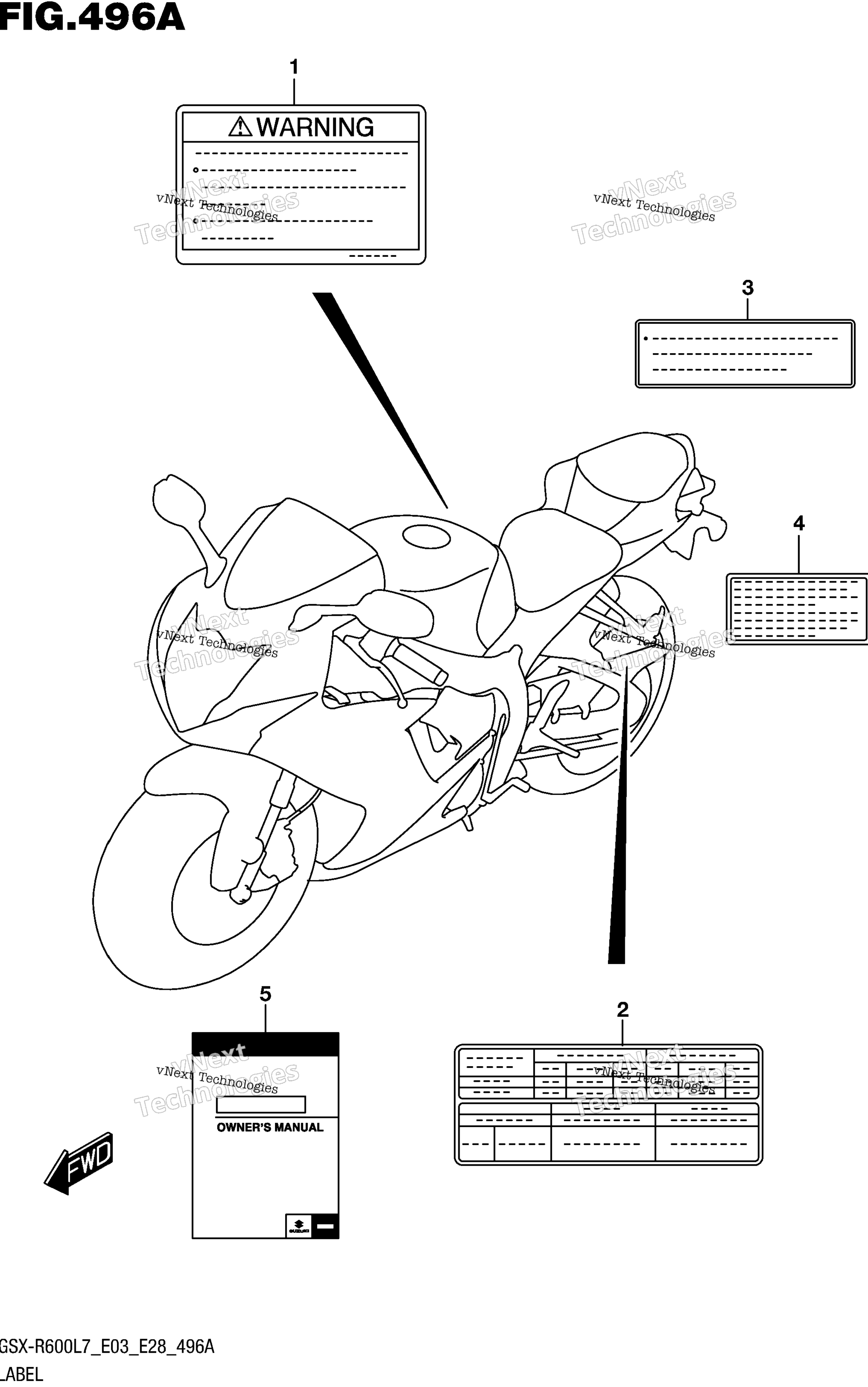 Шильдик (Gsx-R600l7 E03)