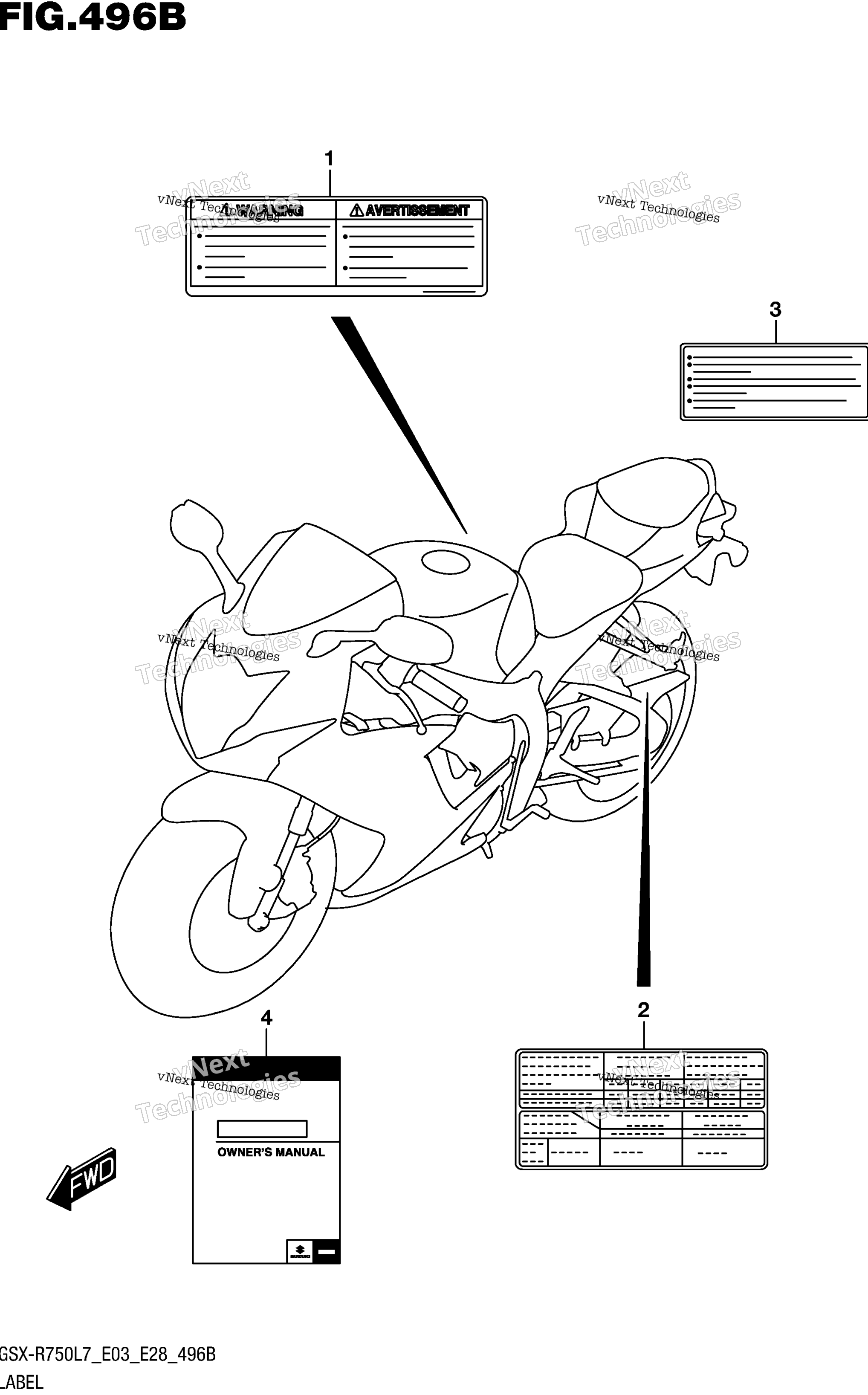 Шильдик (Gsx-R750l7 E28)