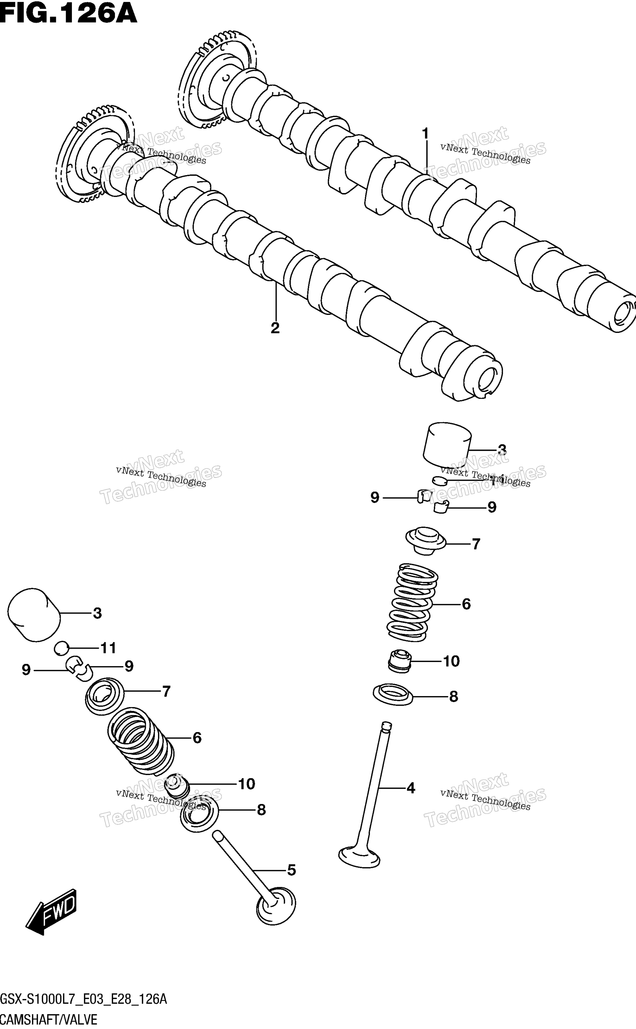 Camshaft / клапан