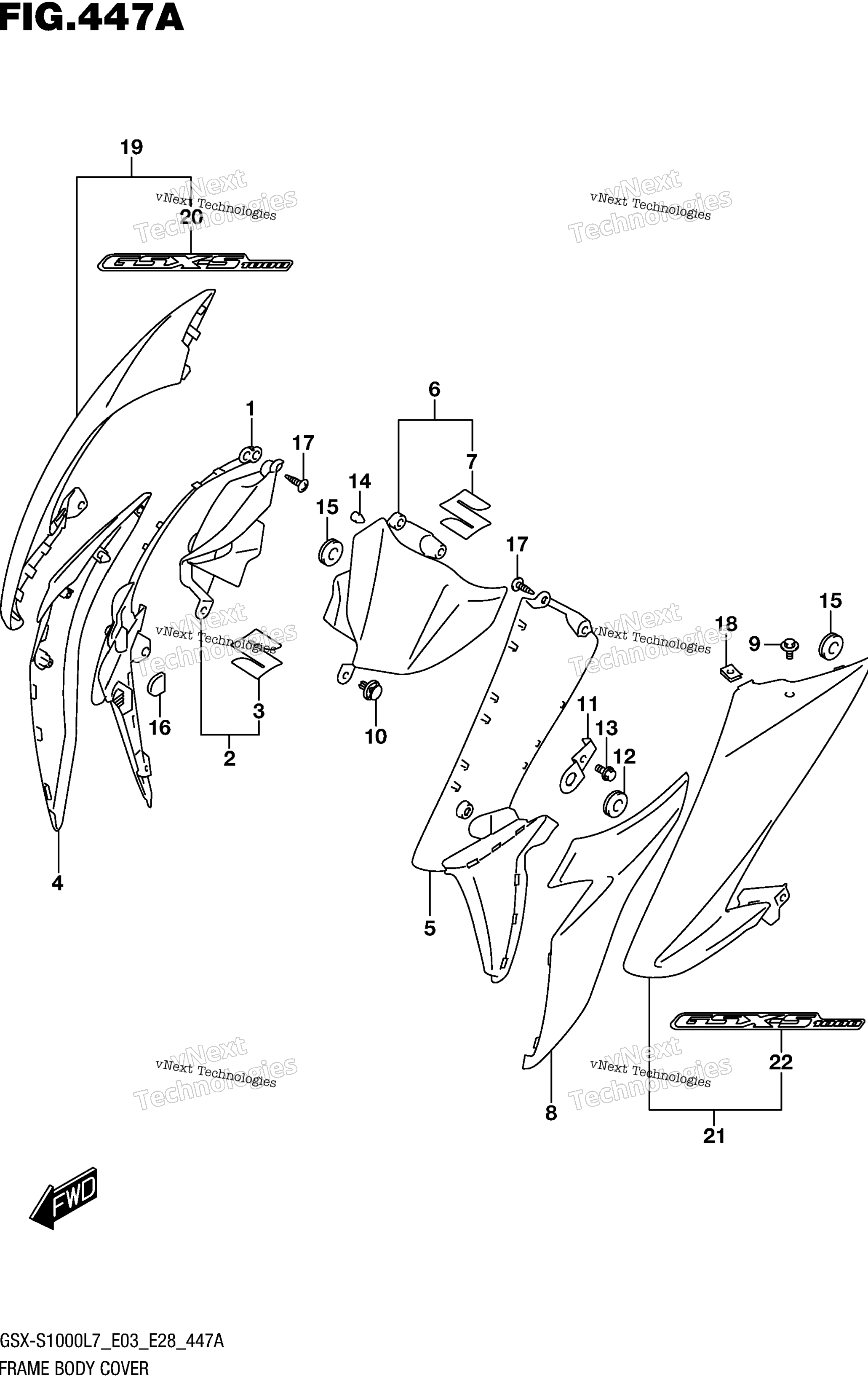 Рама Body Cover (Pgz,Av4)
