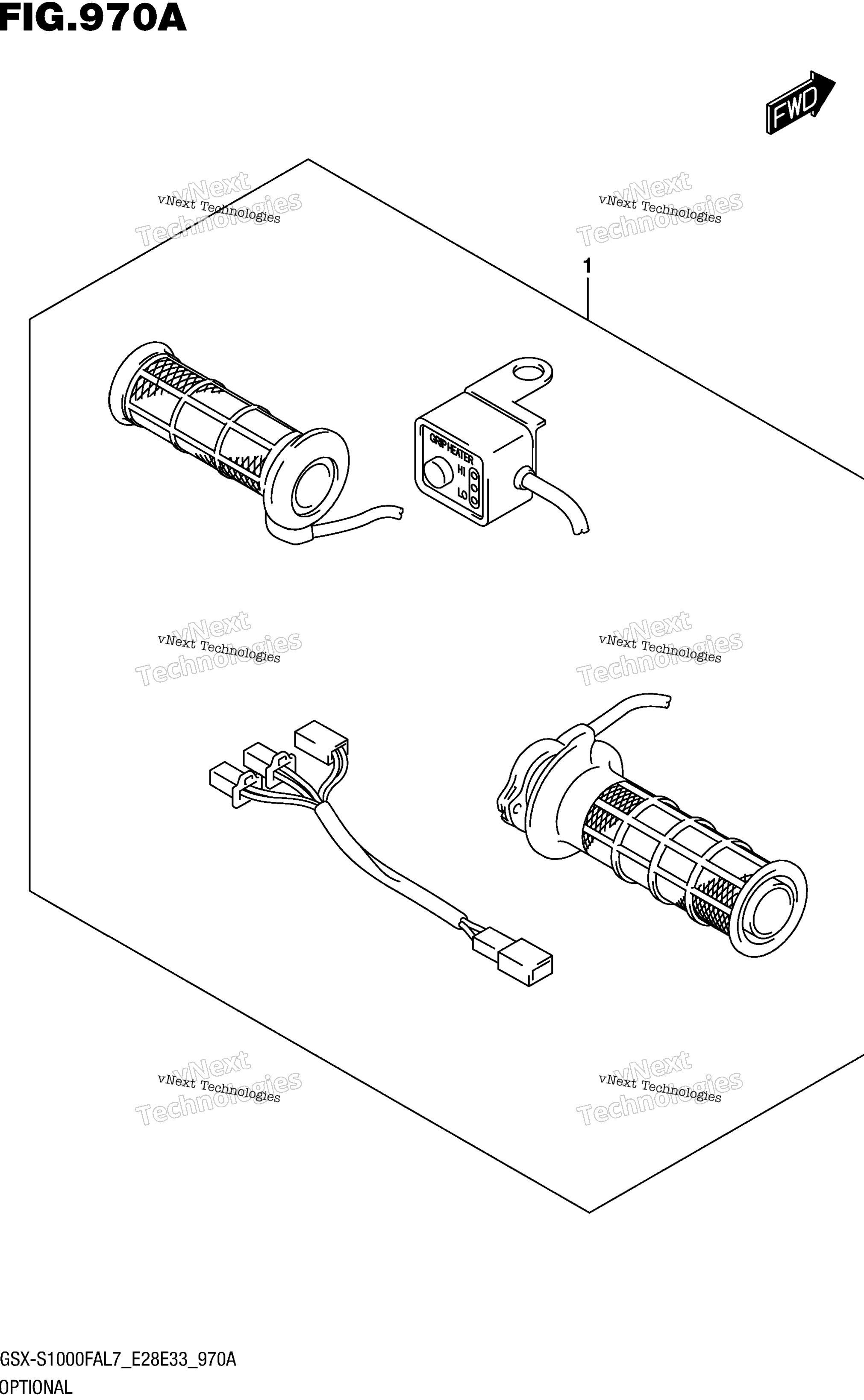 Опциональное оборудование (Grip Heater Set)