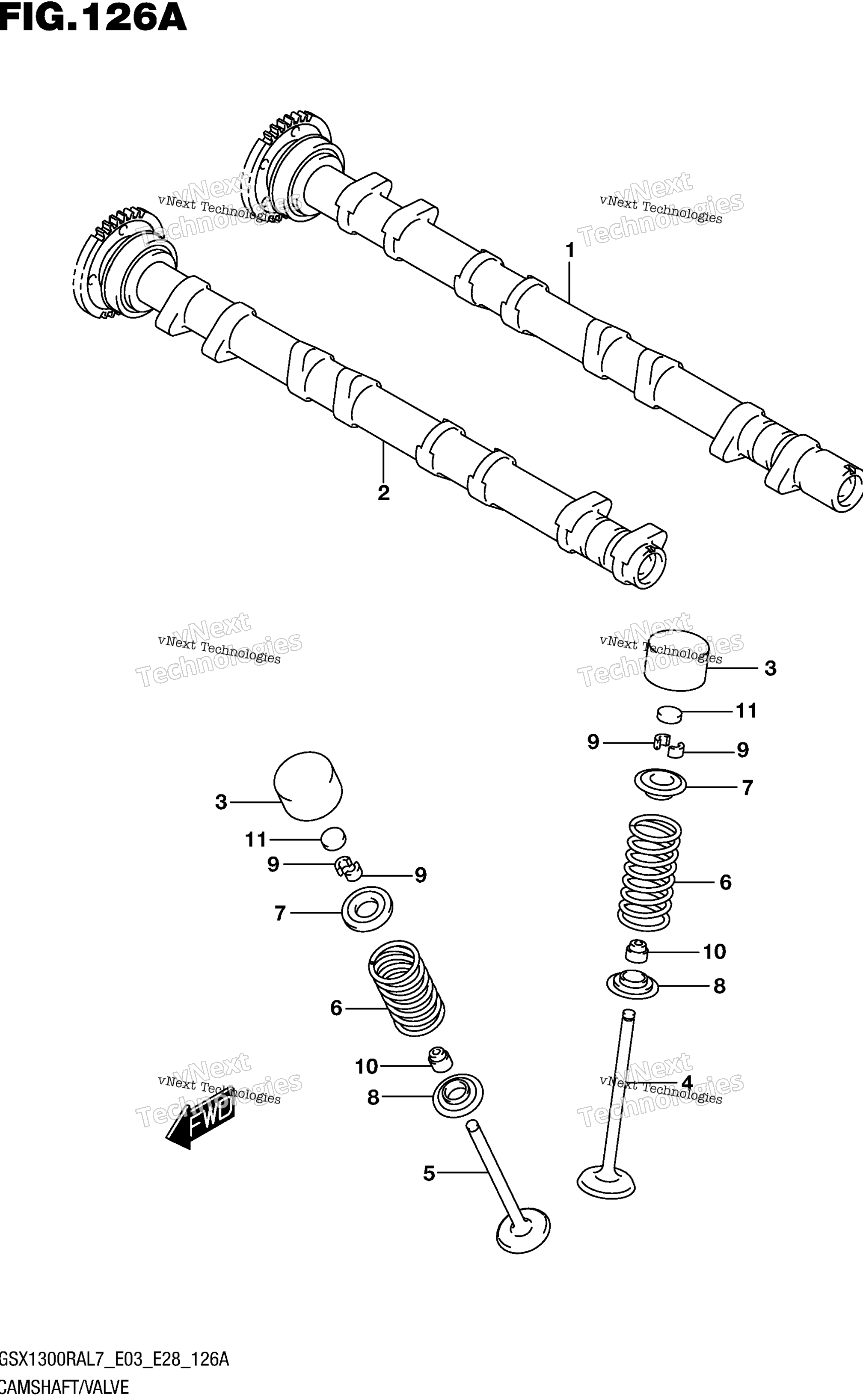 Camshaft / клапан