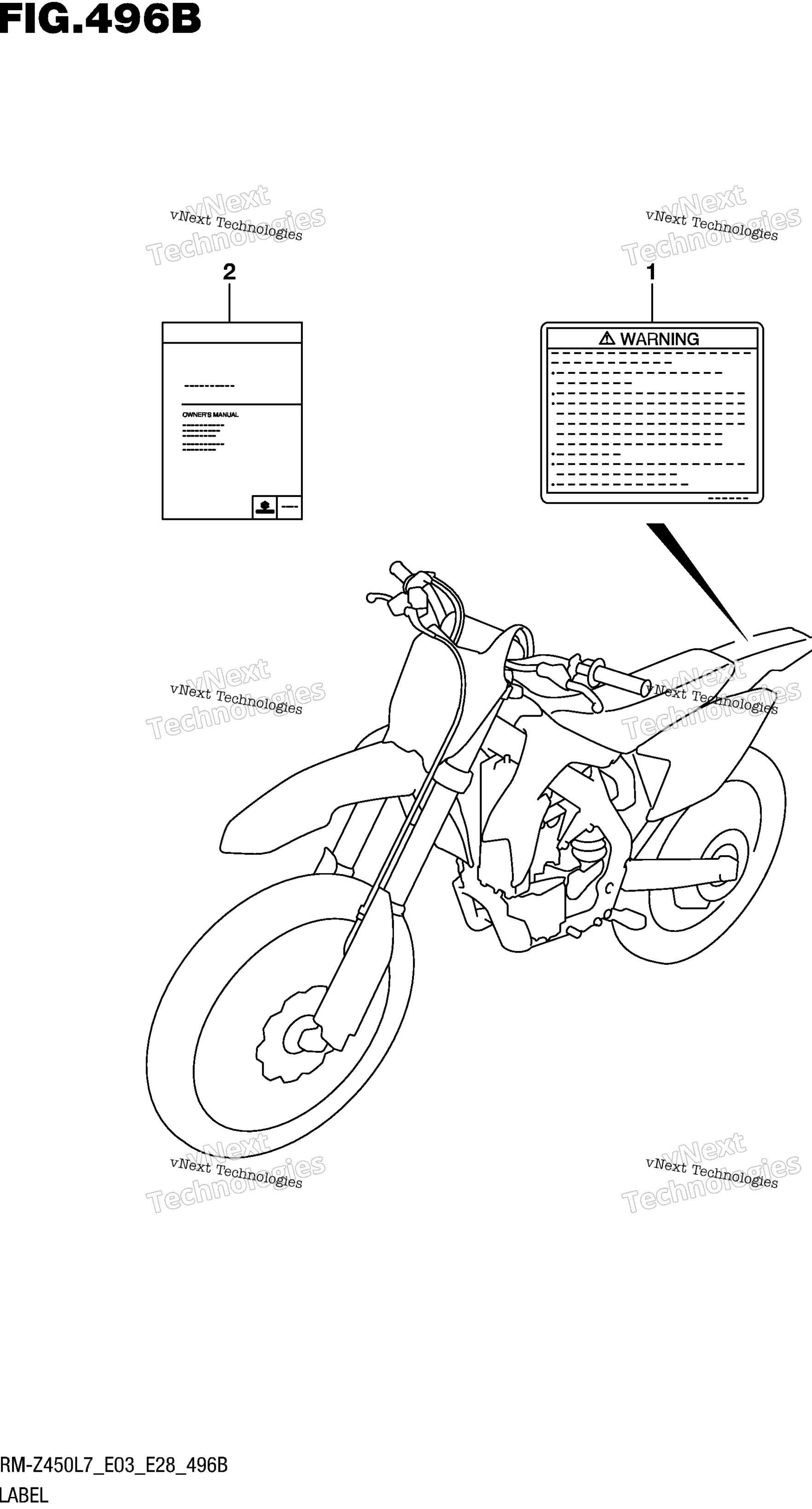 Шильдик (Rm-Z450l7 E28)
