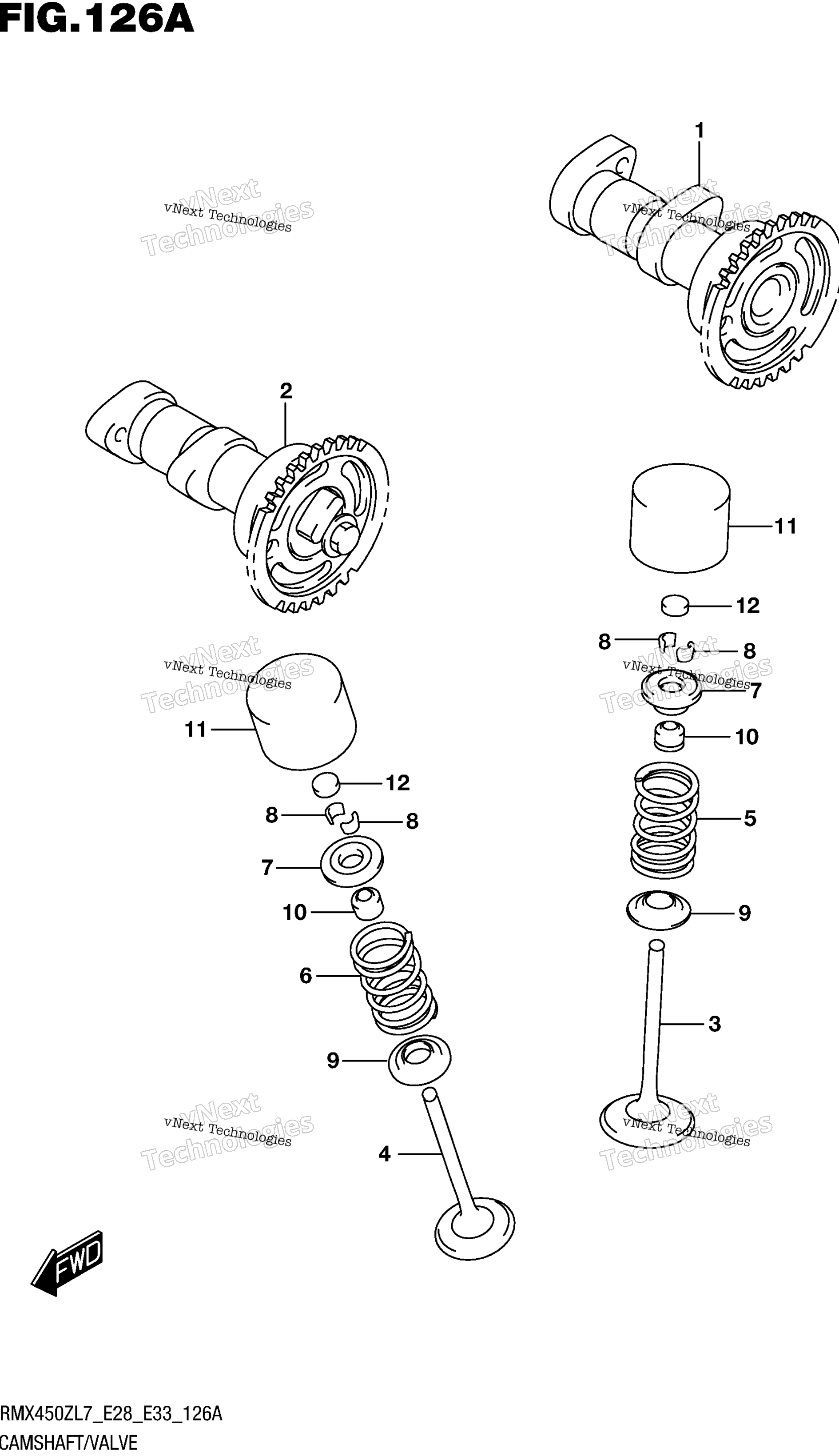 Camshaft / клапан