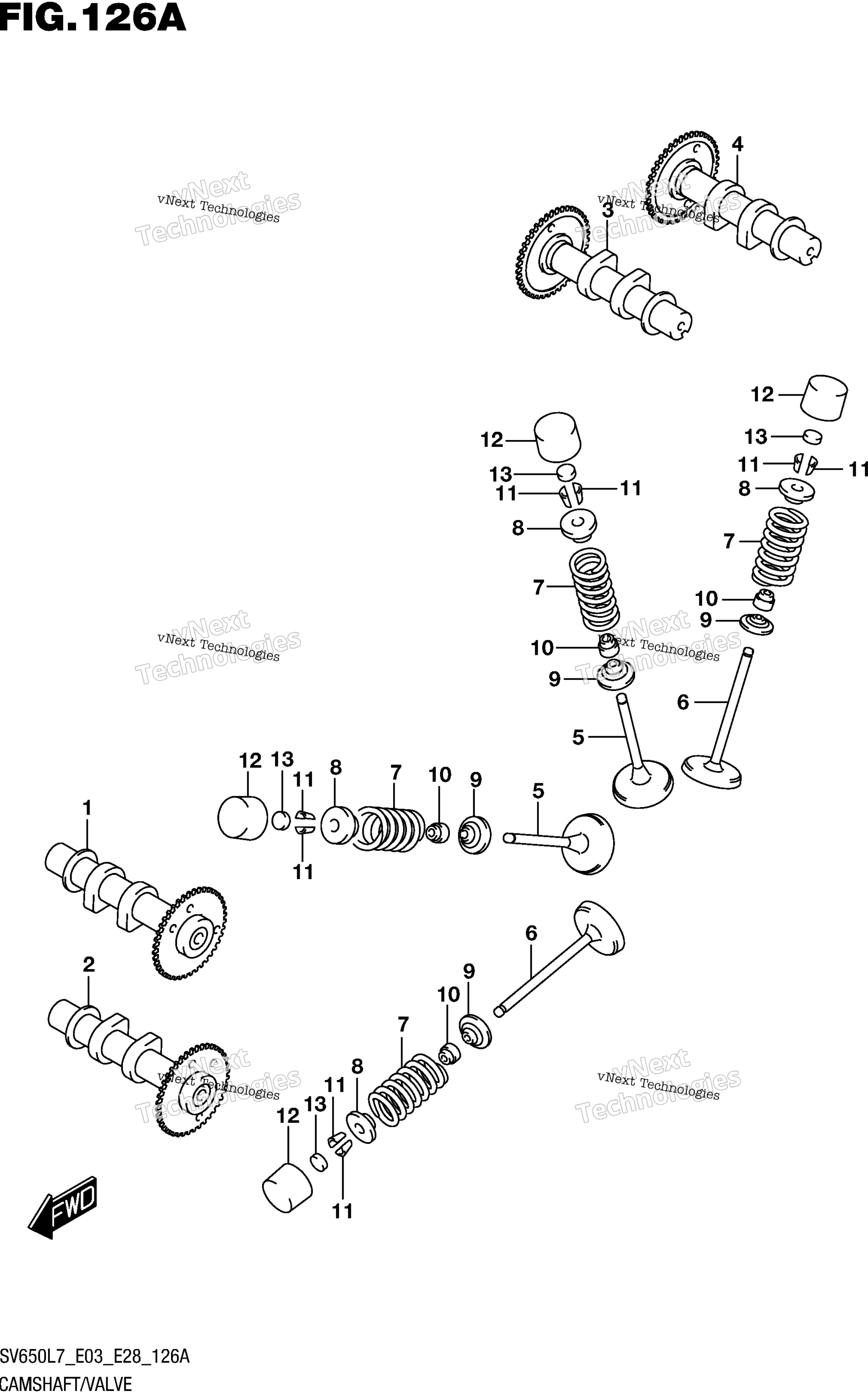 Camshaft / клапан
