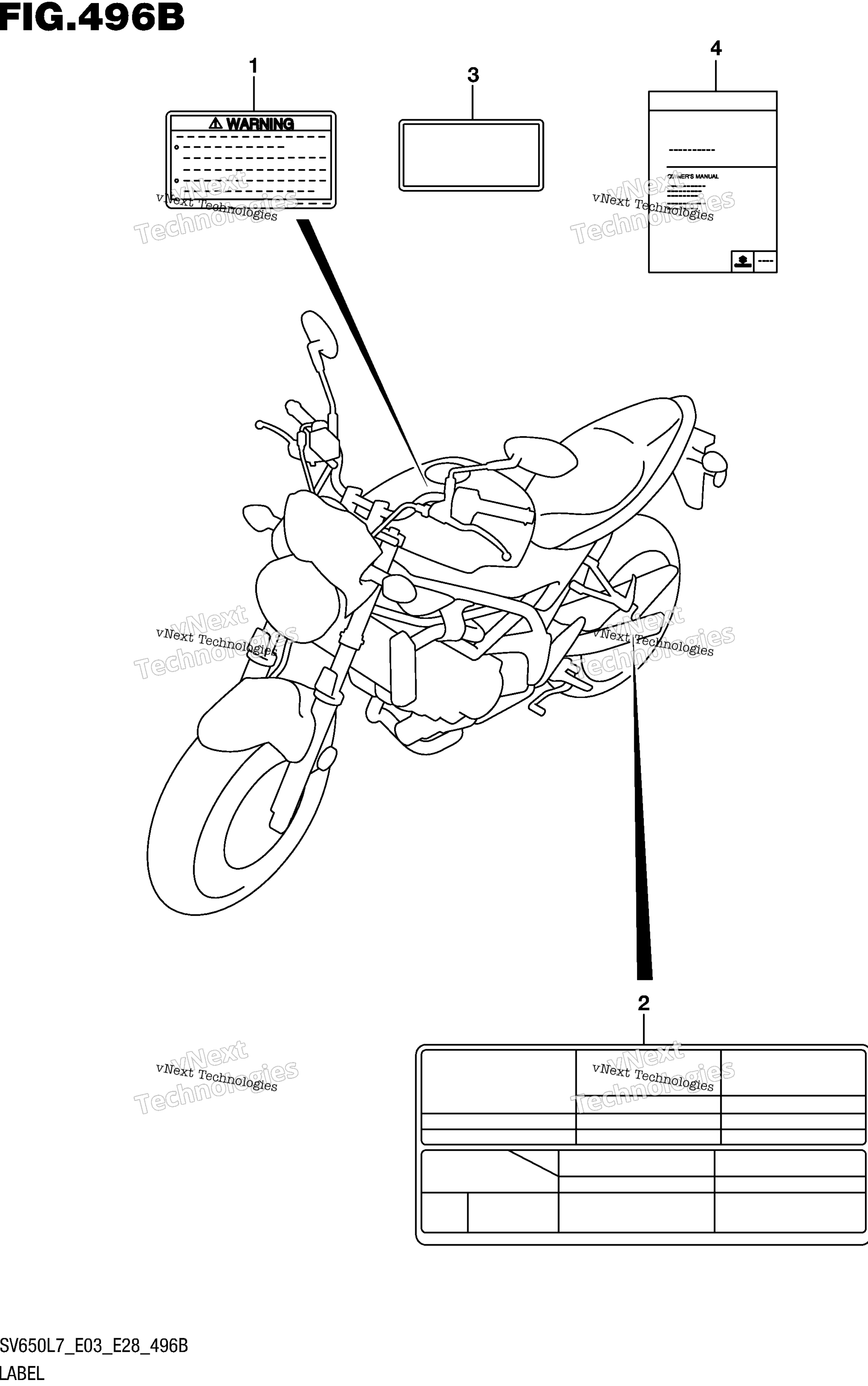 Шильдик (Sv650l7 E33)