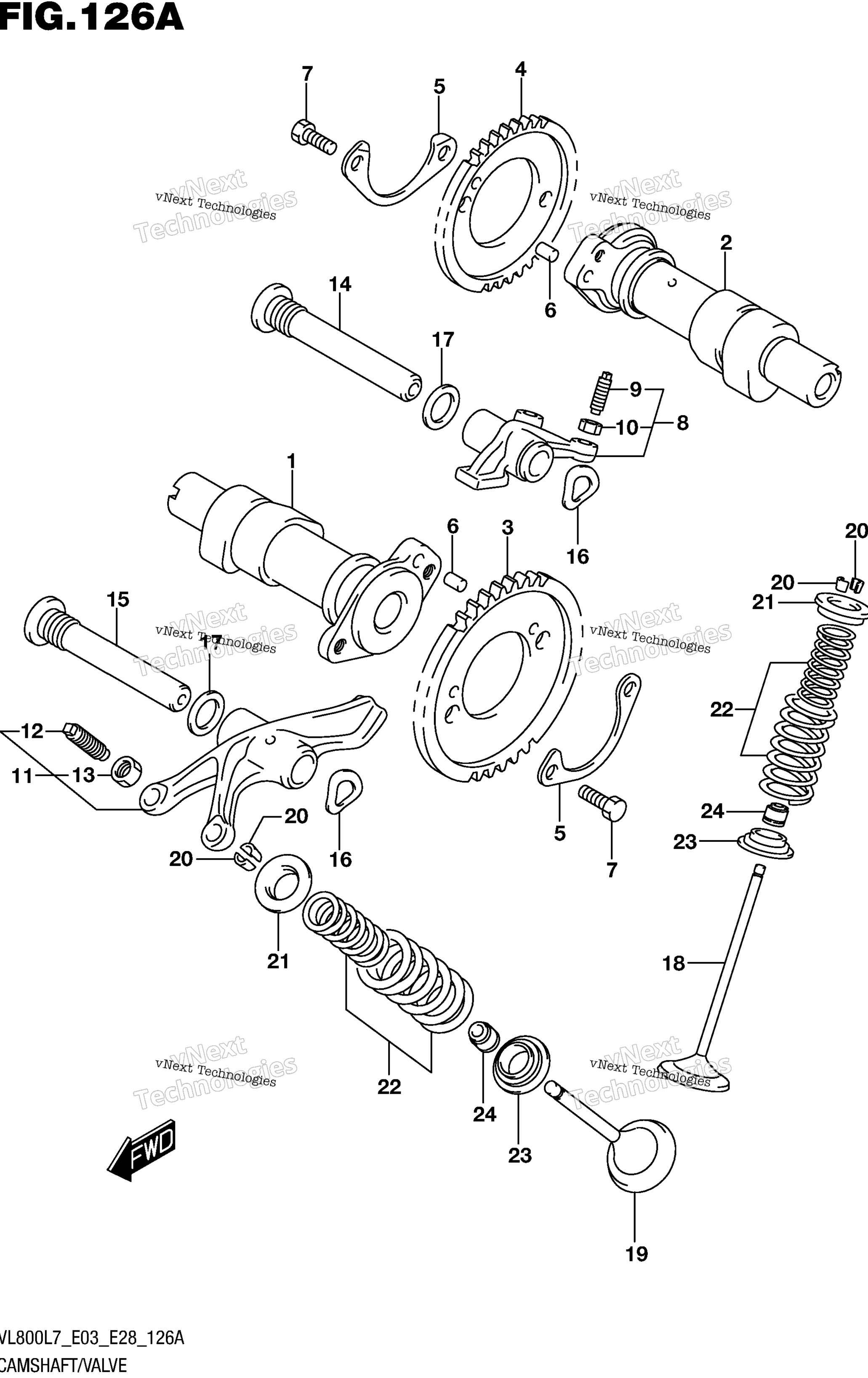 Camshaft / клапан