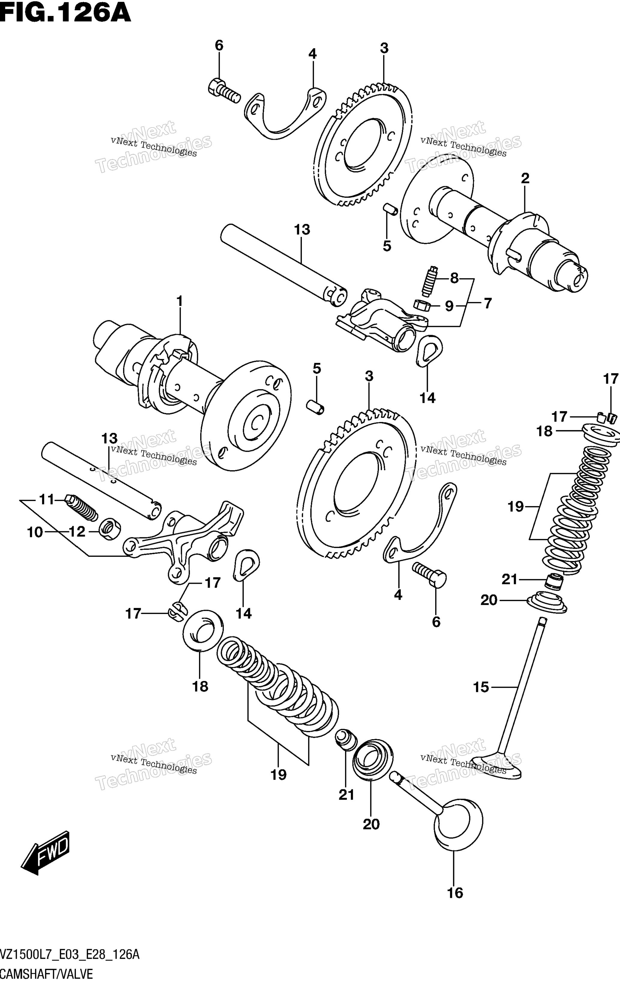 Camshaft / клапан
