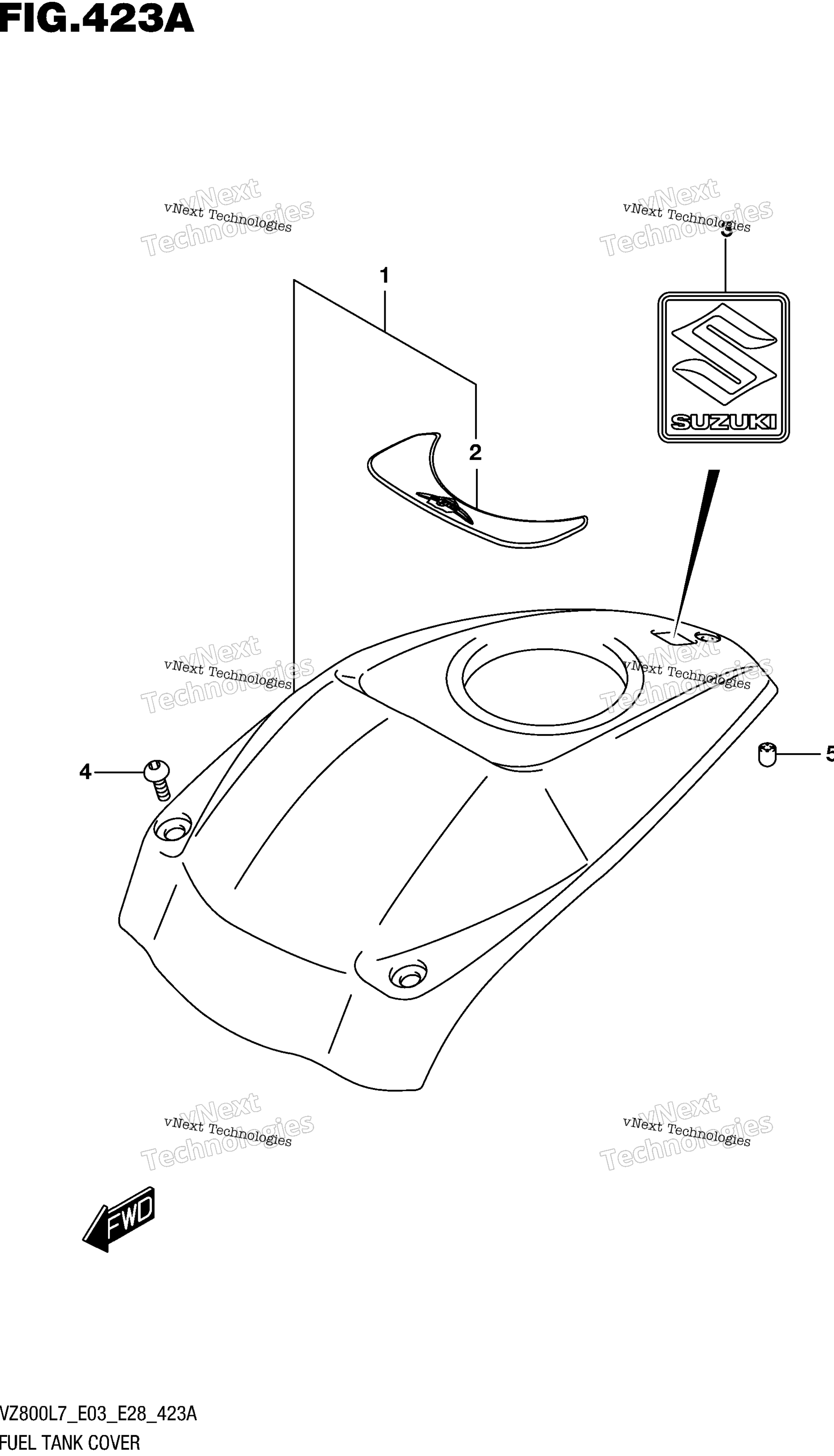 Топливная система Tank Cover