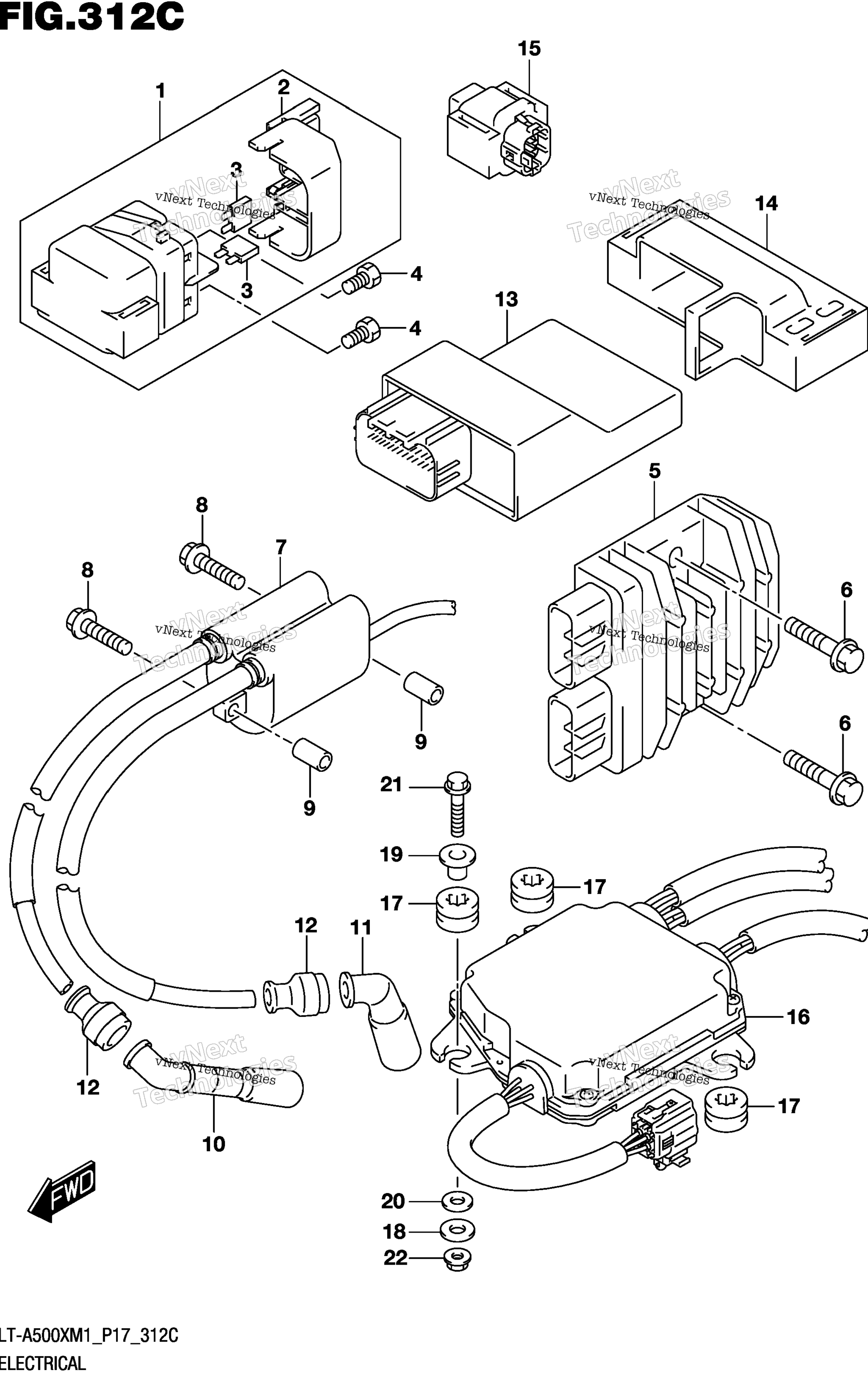 Электрооборудование (Lt-A500xpzm1 P17)