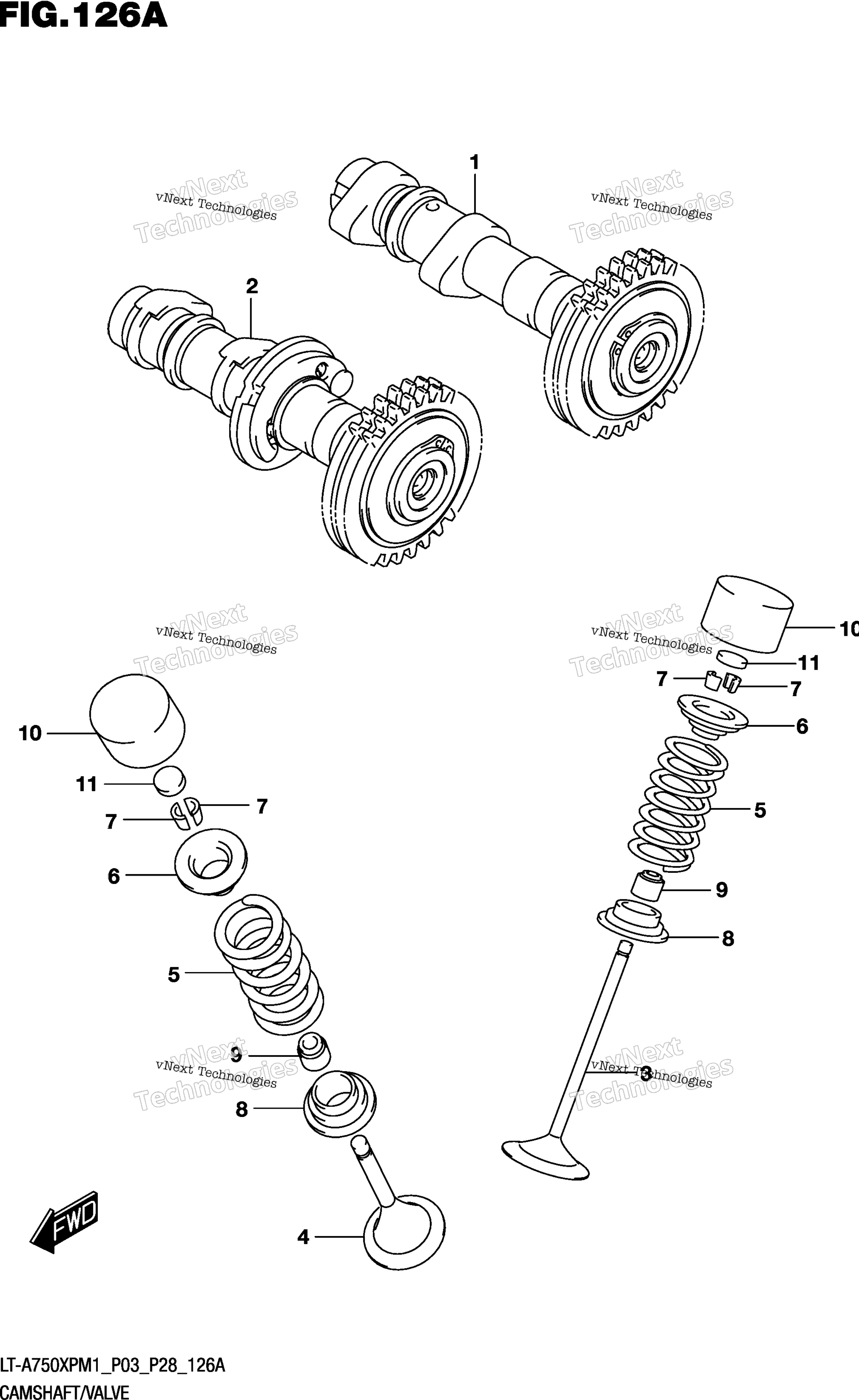 Camshaft / клапан