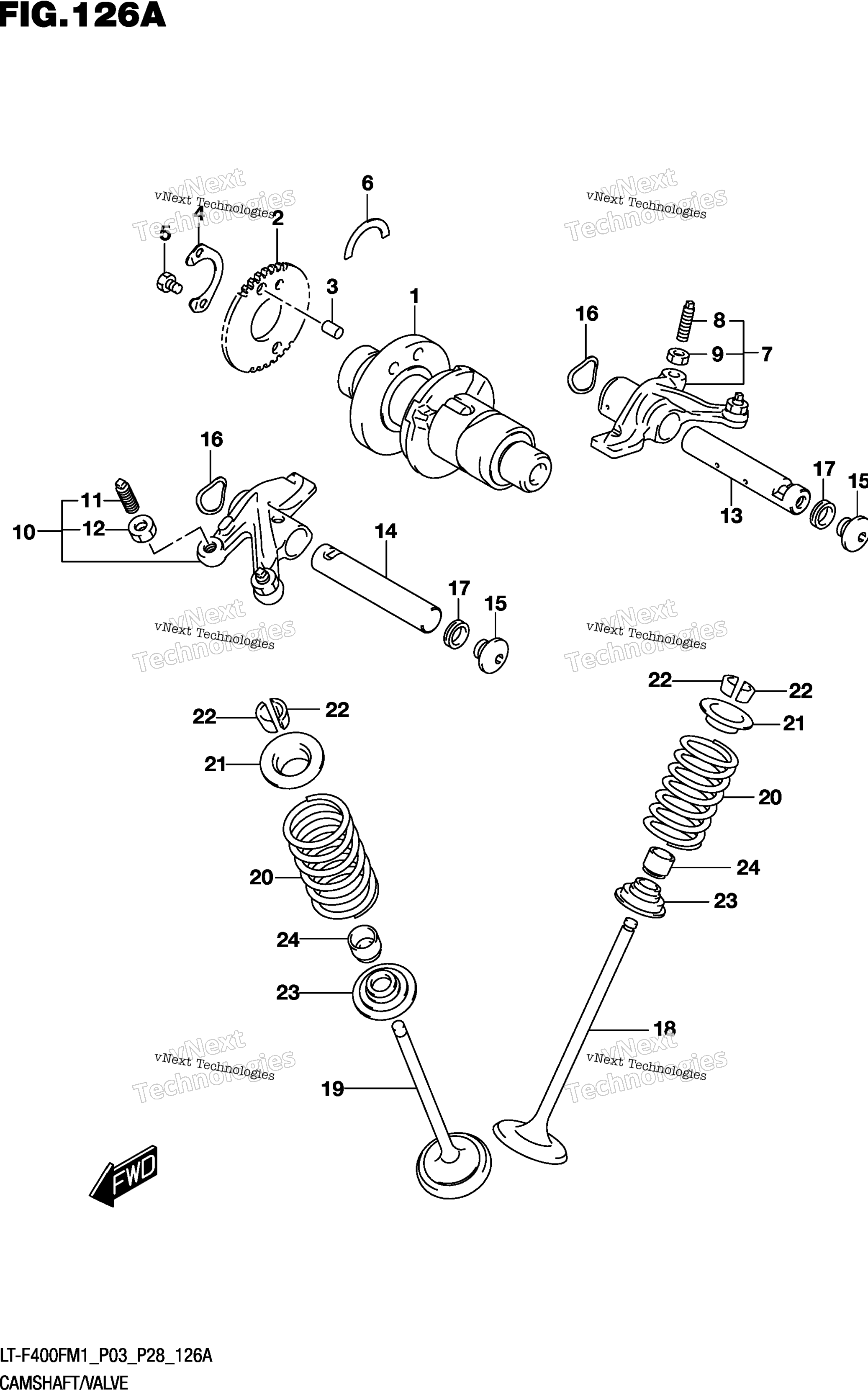 Camshaft / клапан