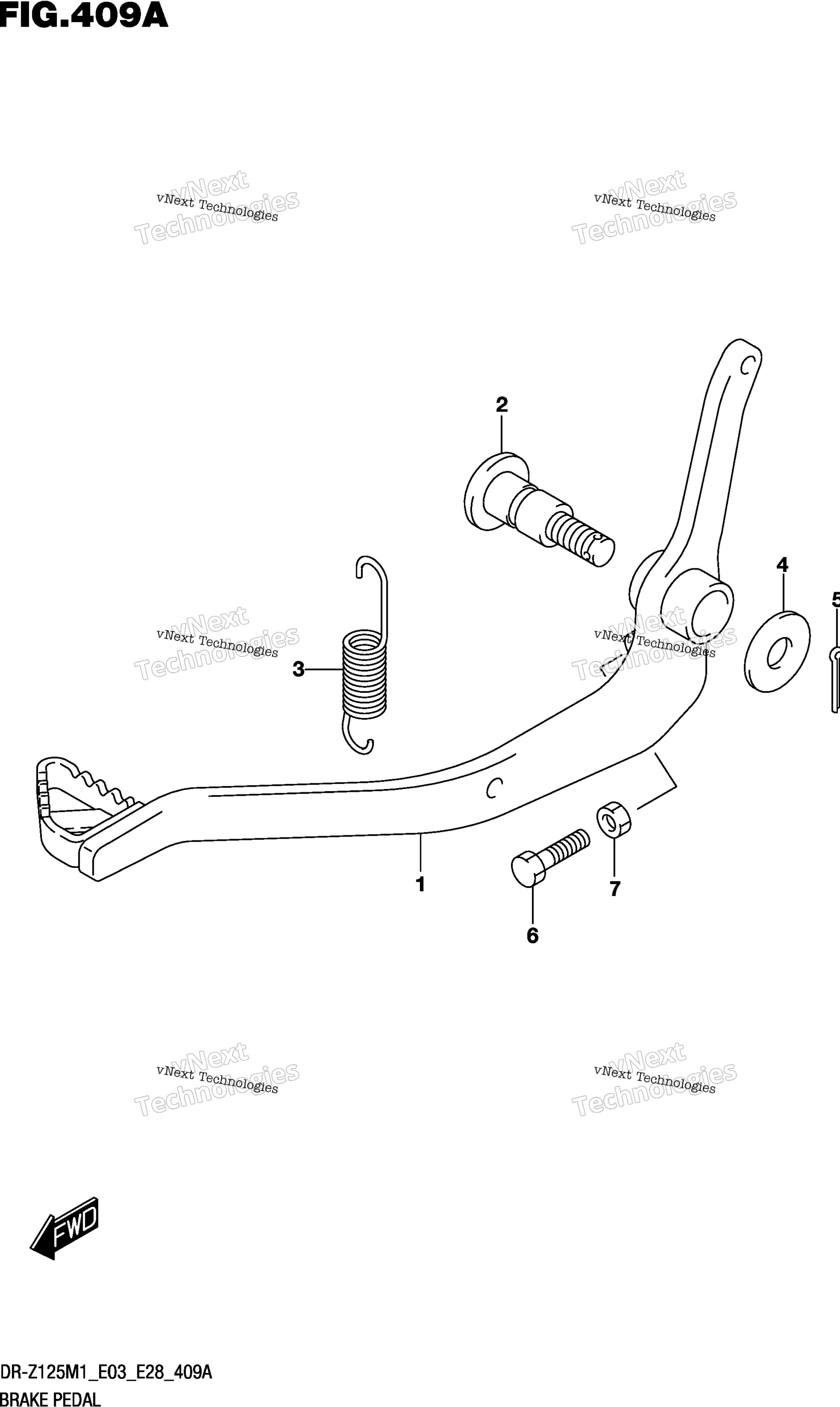 Тормоз Pedal
