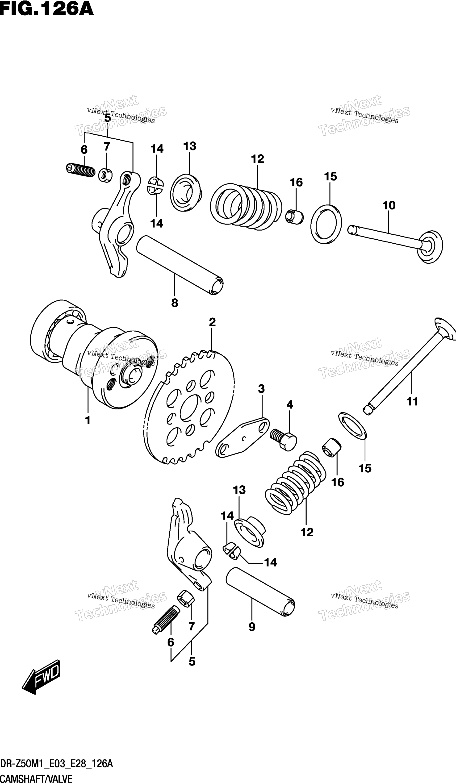 Camshaft / клапан