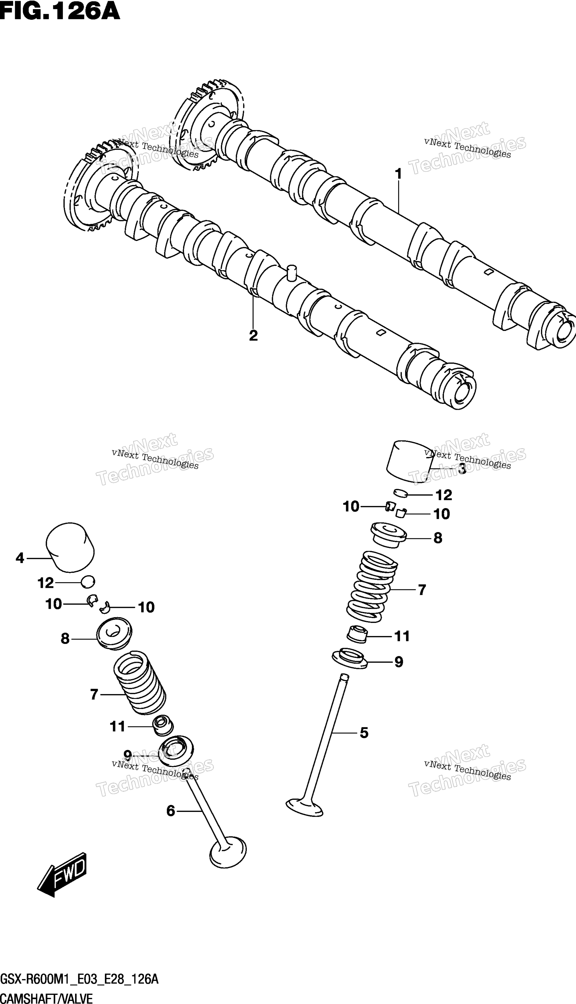 Camshaft / клапан