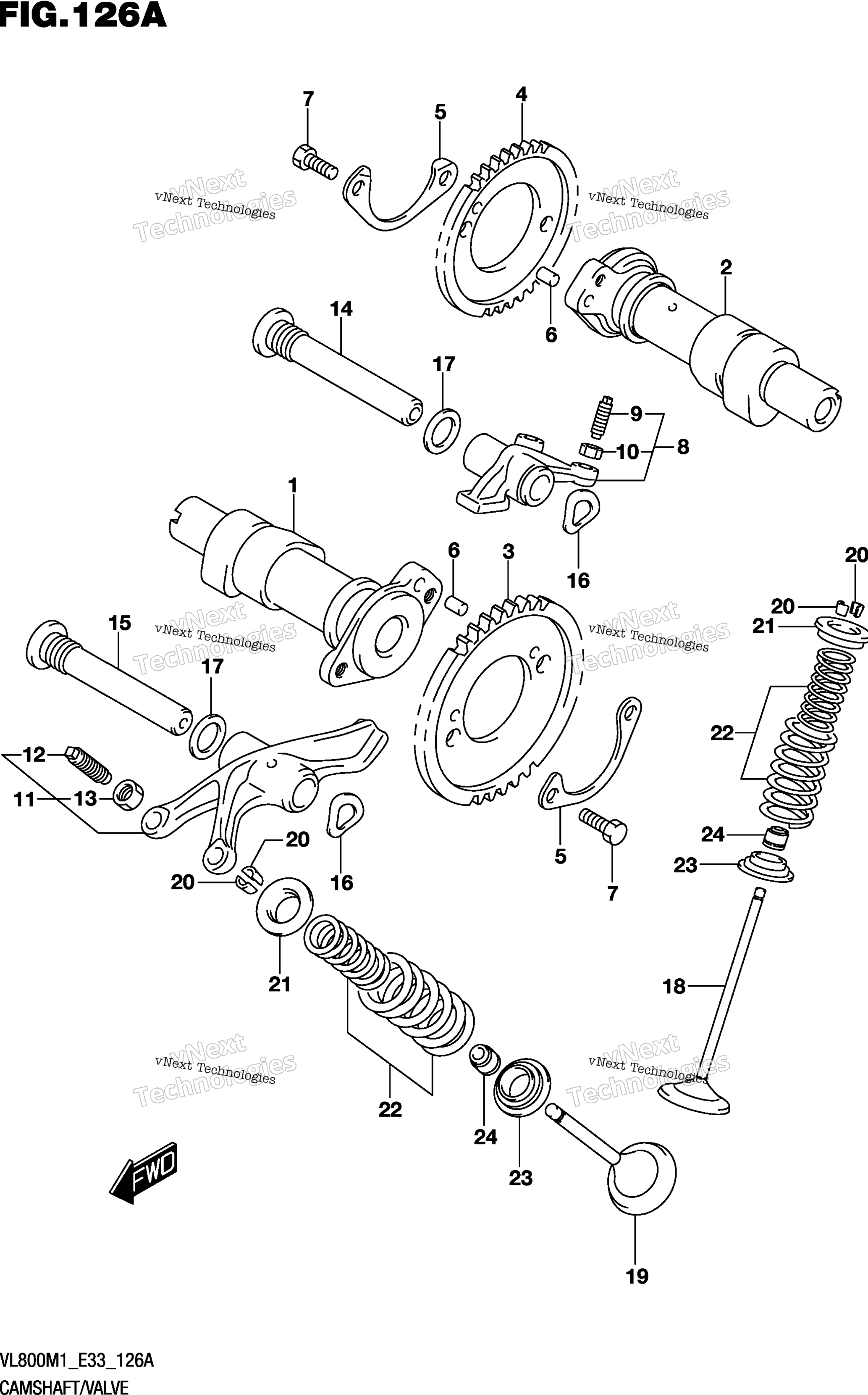 Camshaft / клапан