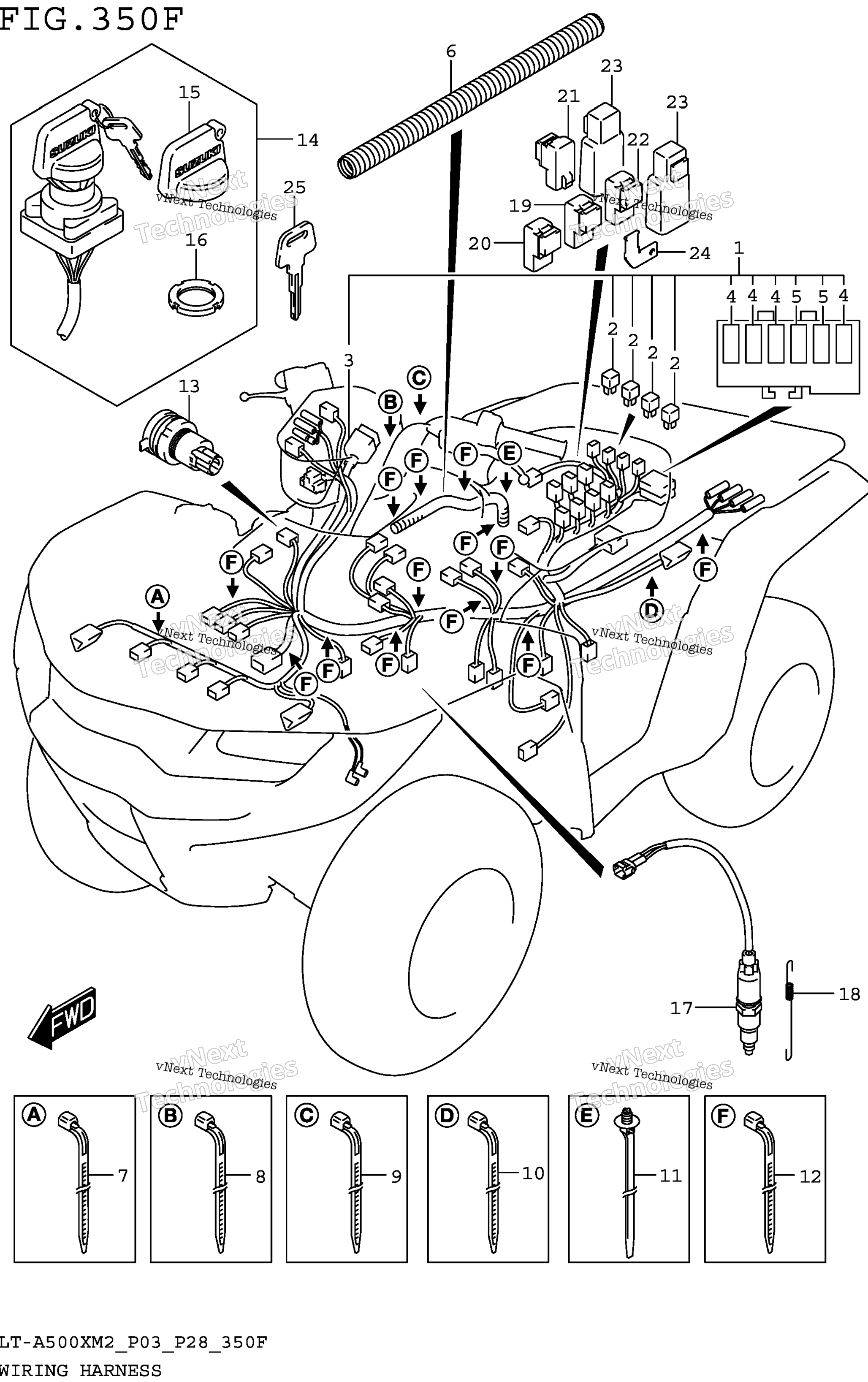 Жгут проводов (Lt-A500xpm2 P33)