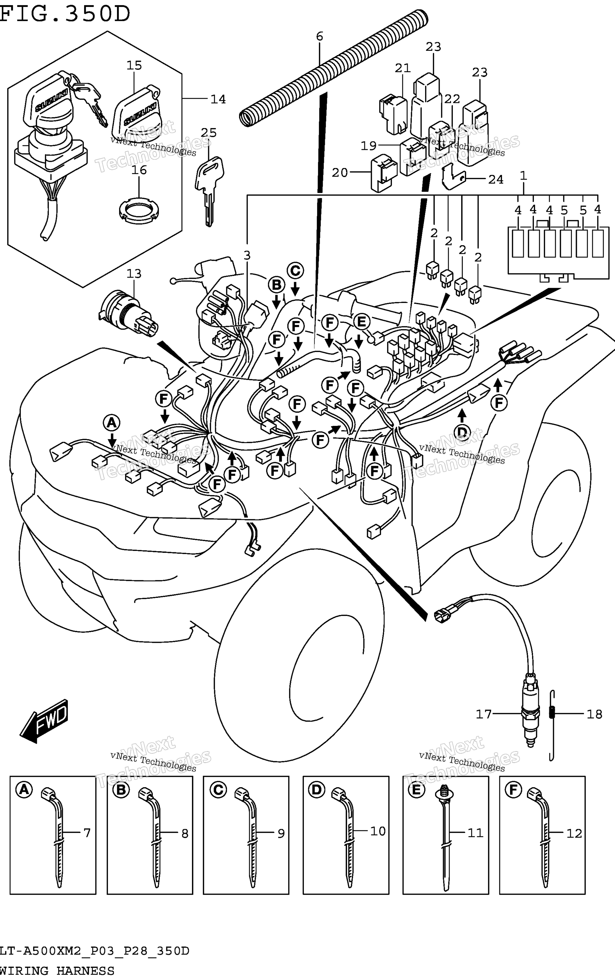 Жгут проводов (Lt-A500xpm2 P03)