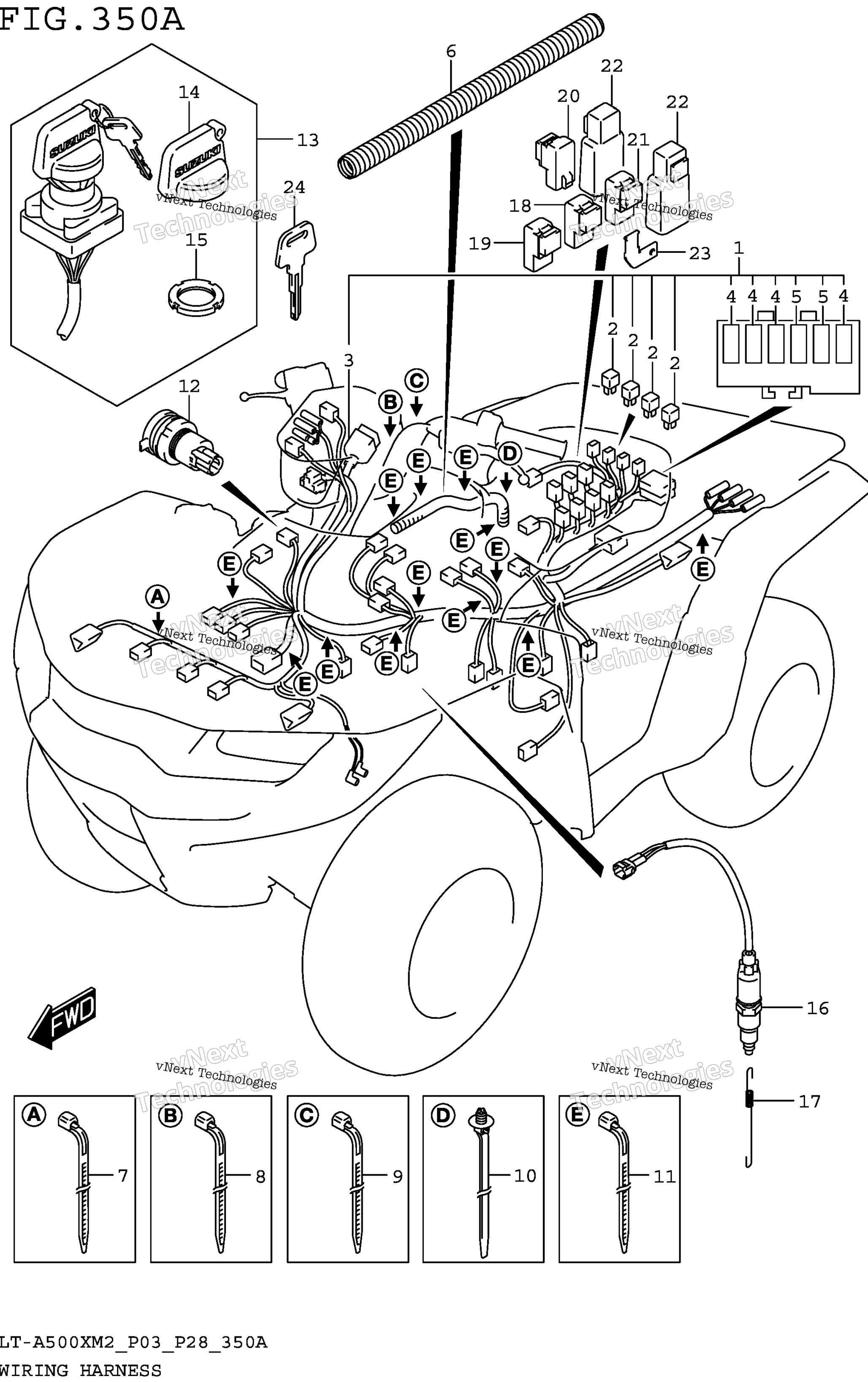 Жгут проводов (Lt-A500xm2 P03)