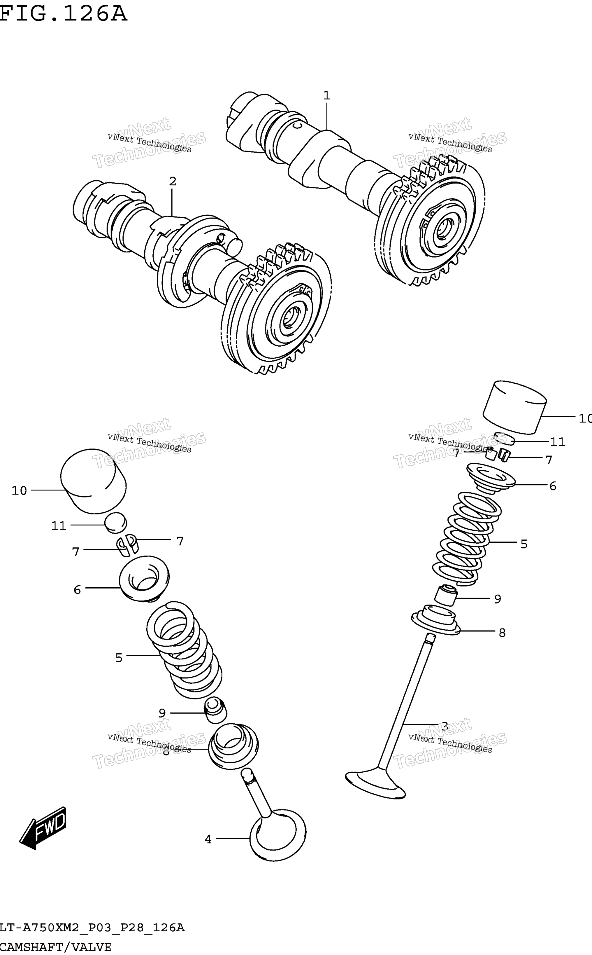 Camshaft / клапан