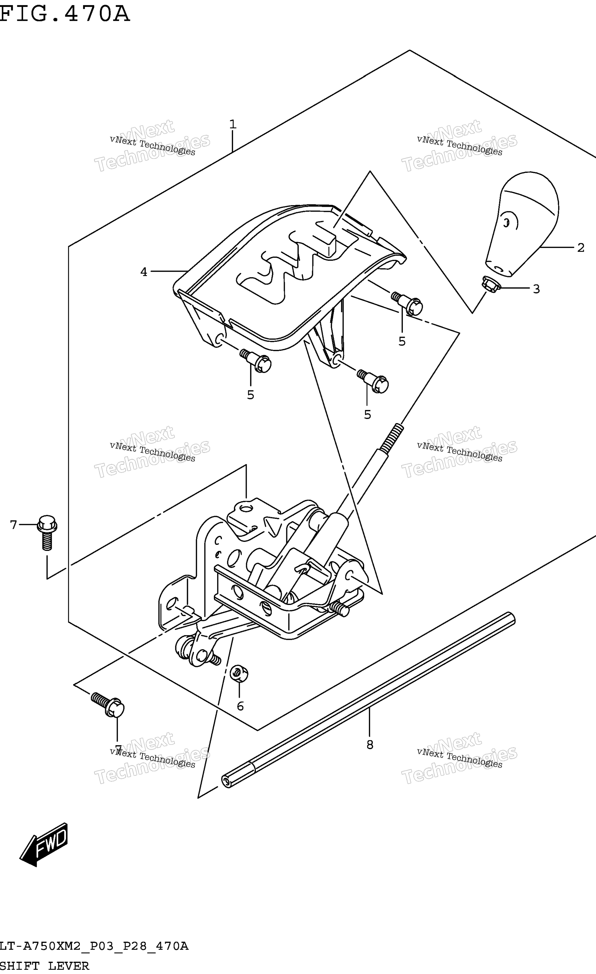 Shift рычаг