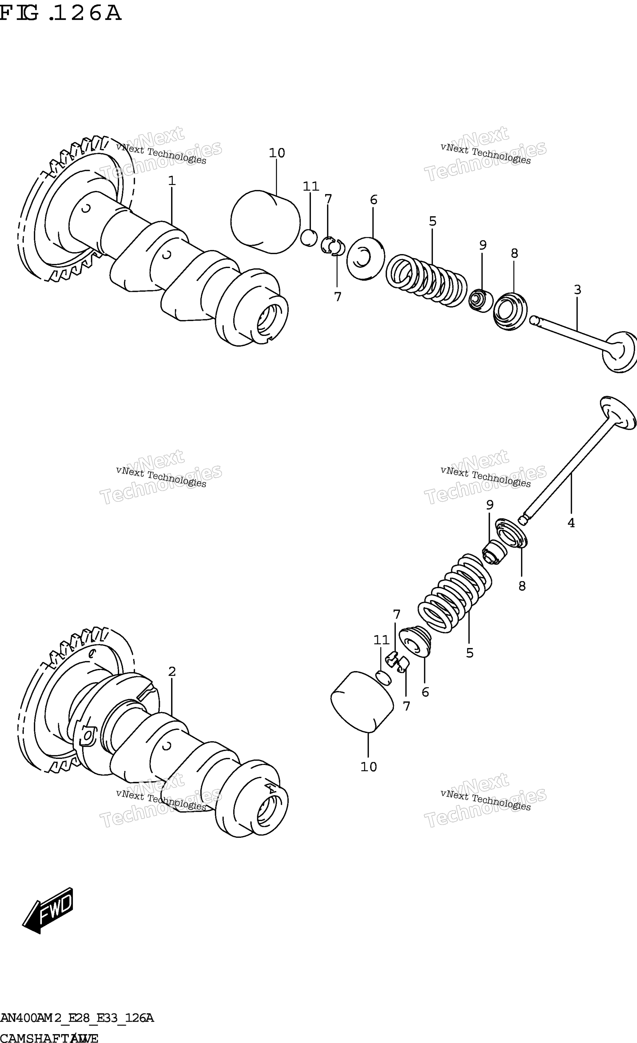 Camshaft / клапан