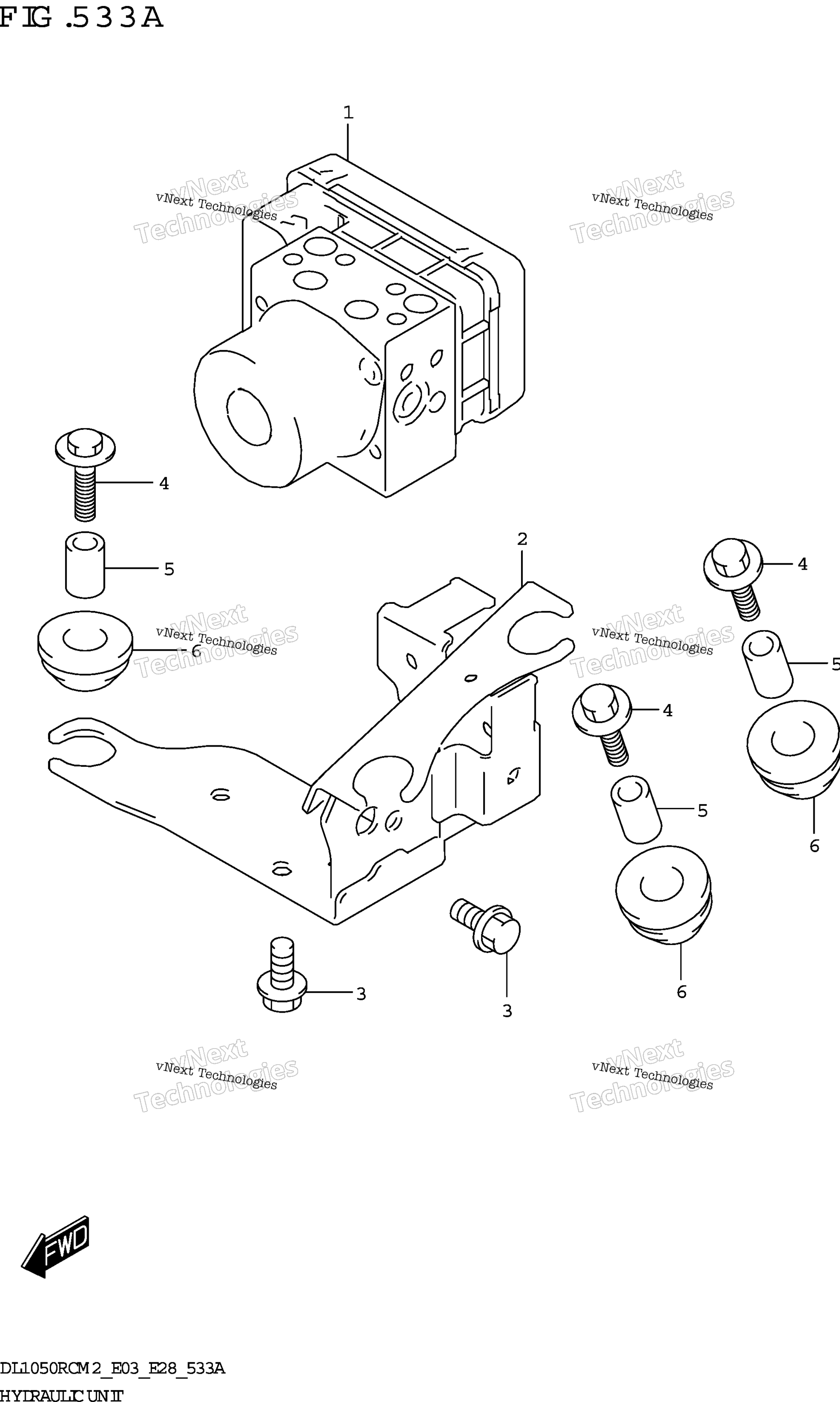 Гидравлический блок (Dl1050rq)