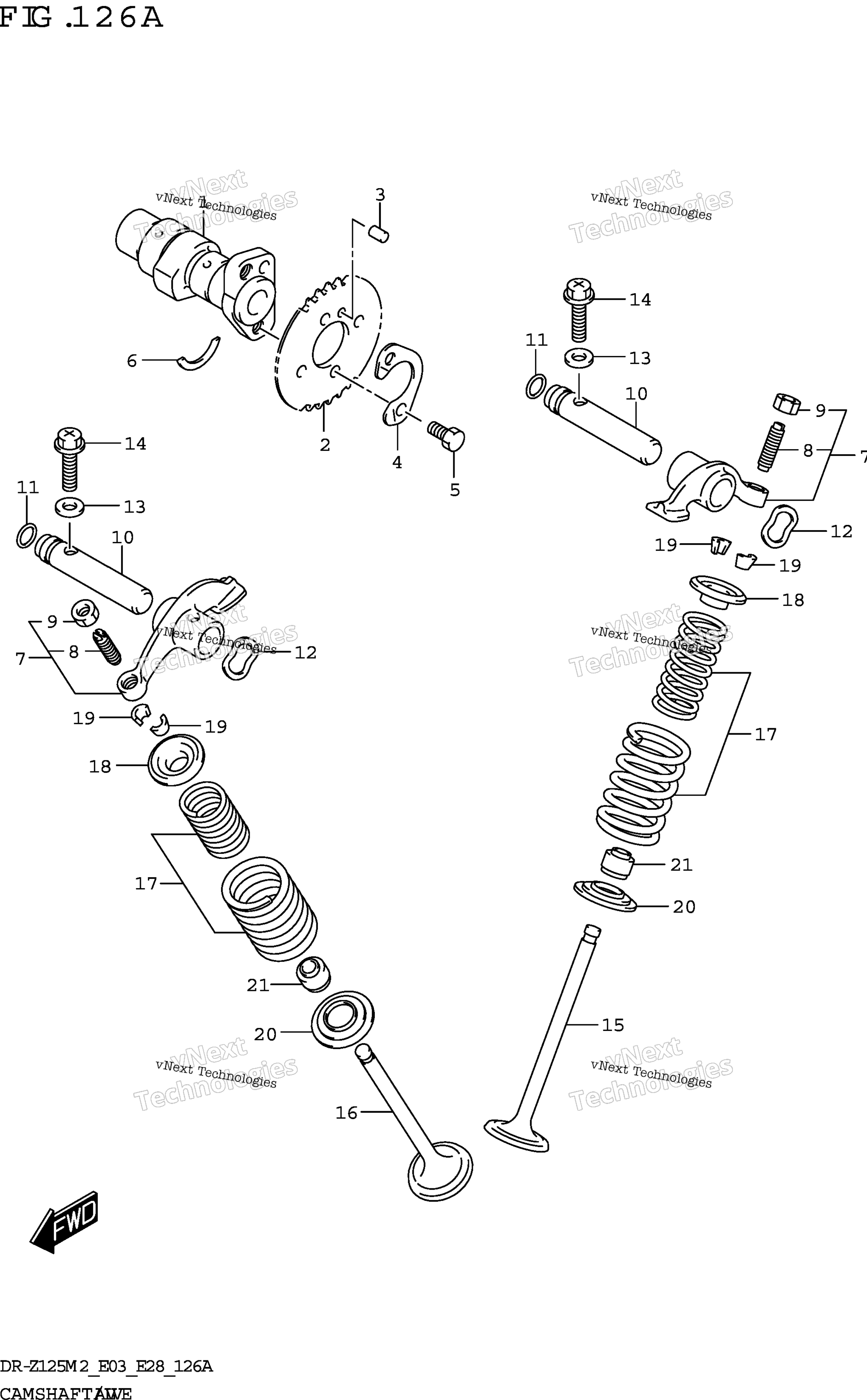 Camshaft / клапан