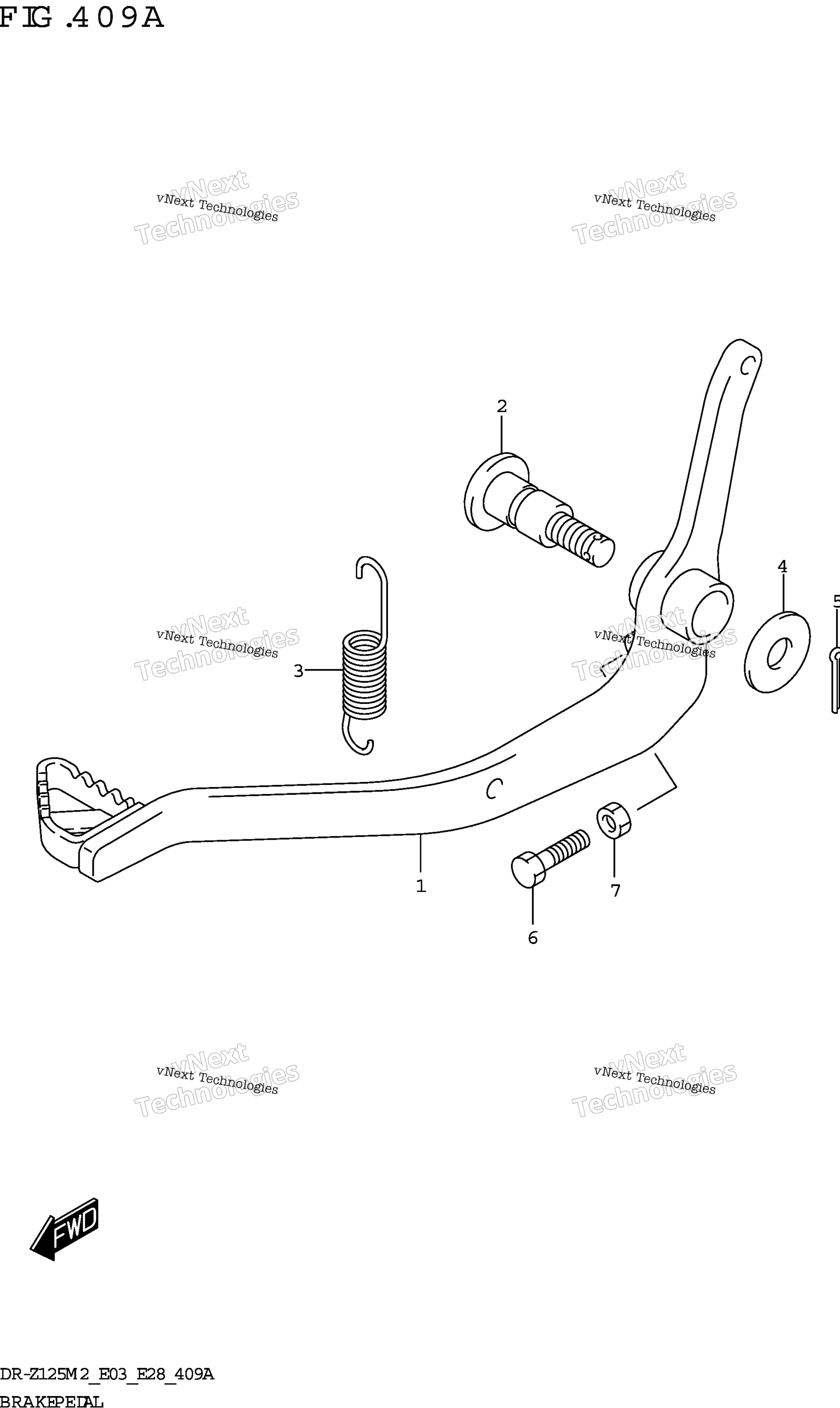 Тормоз Pedal
