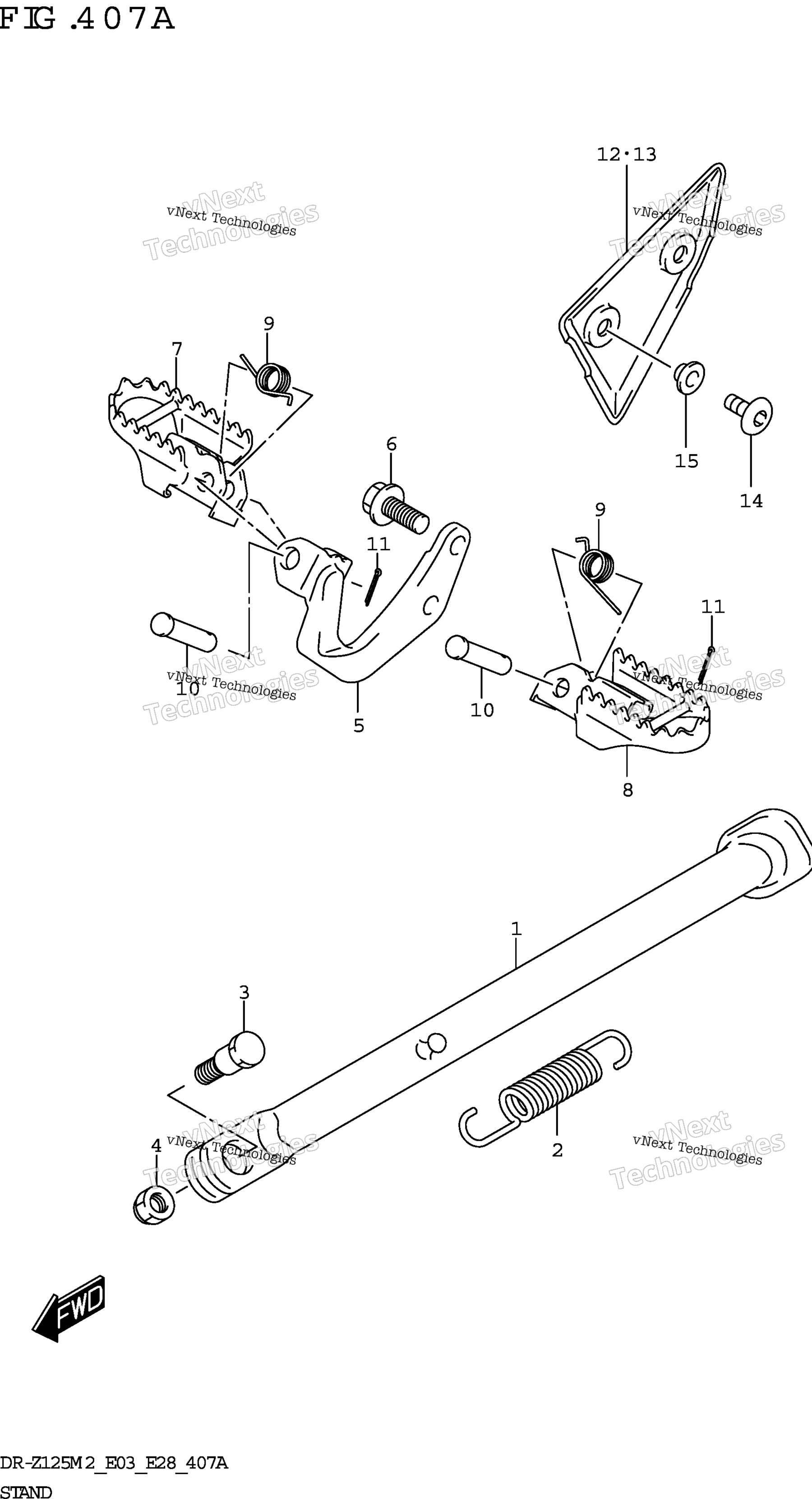 Подставка (Dr-Z125l)