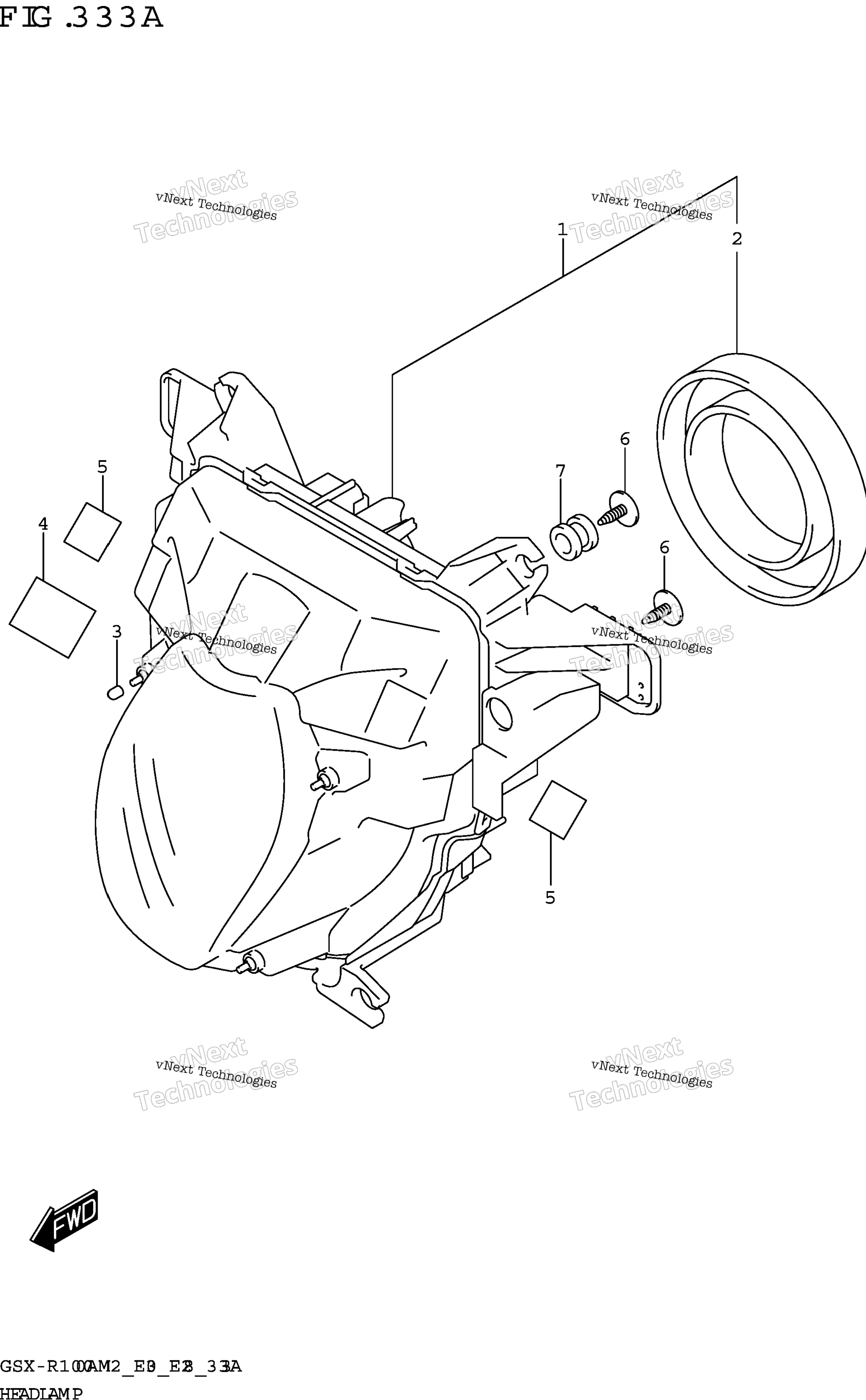 Фара (Gsx-R1000a)