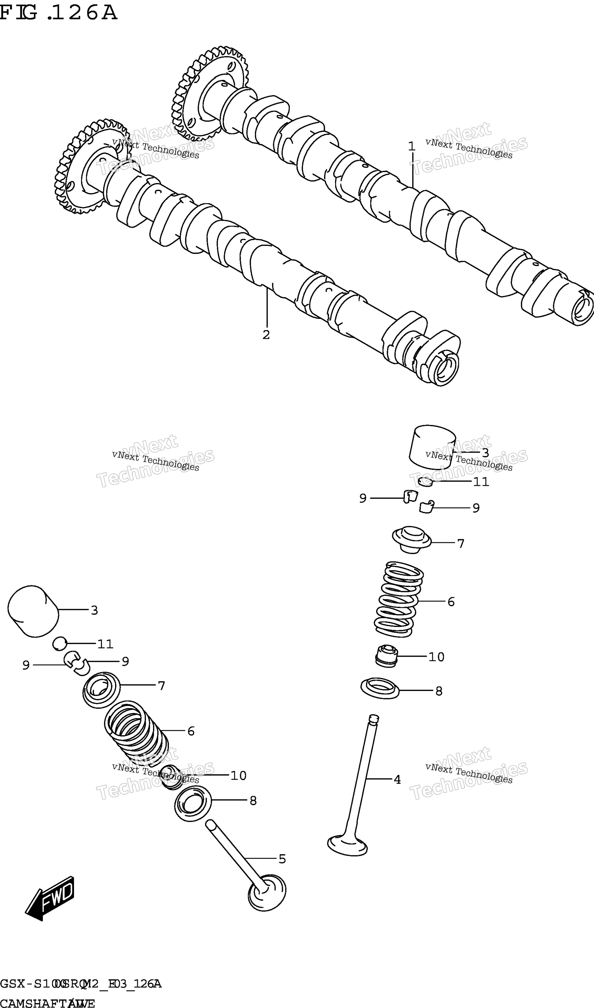 Camshaft / клапан