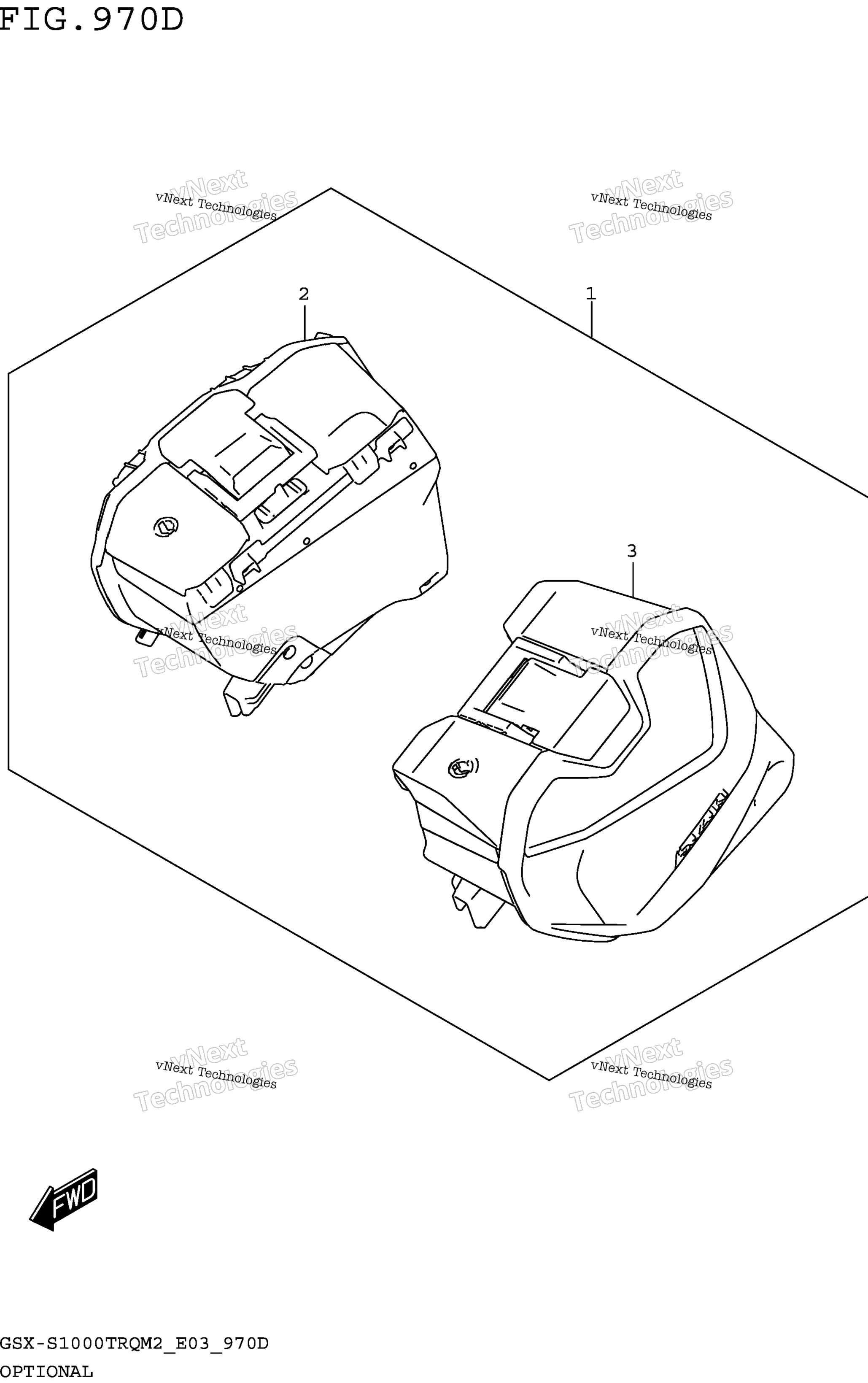 Опциональное оборудование (Side Case Set)