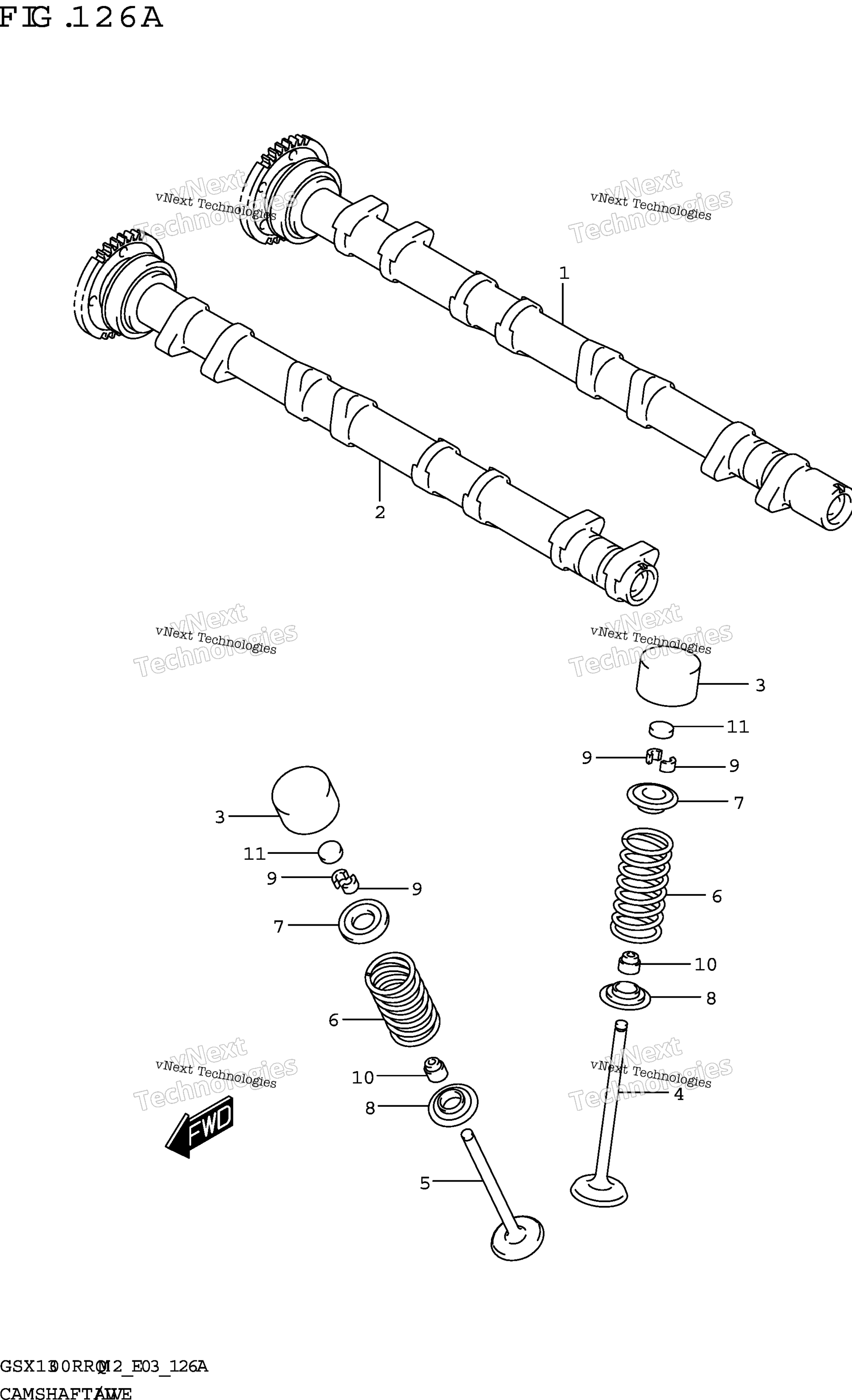 Camshaft / клапан