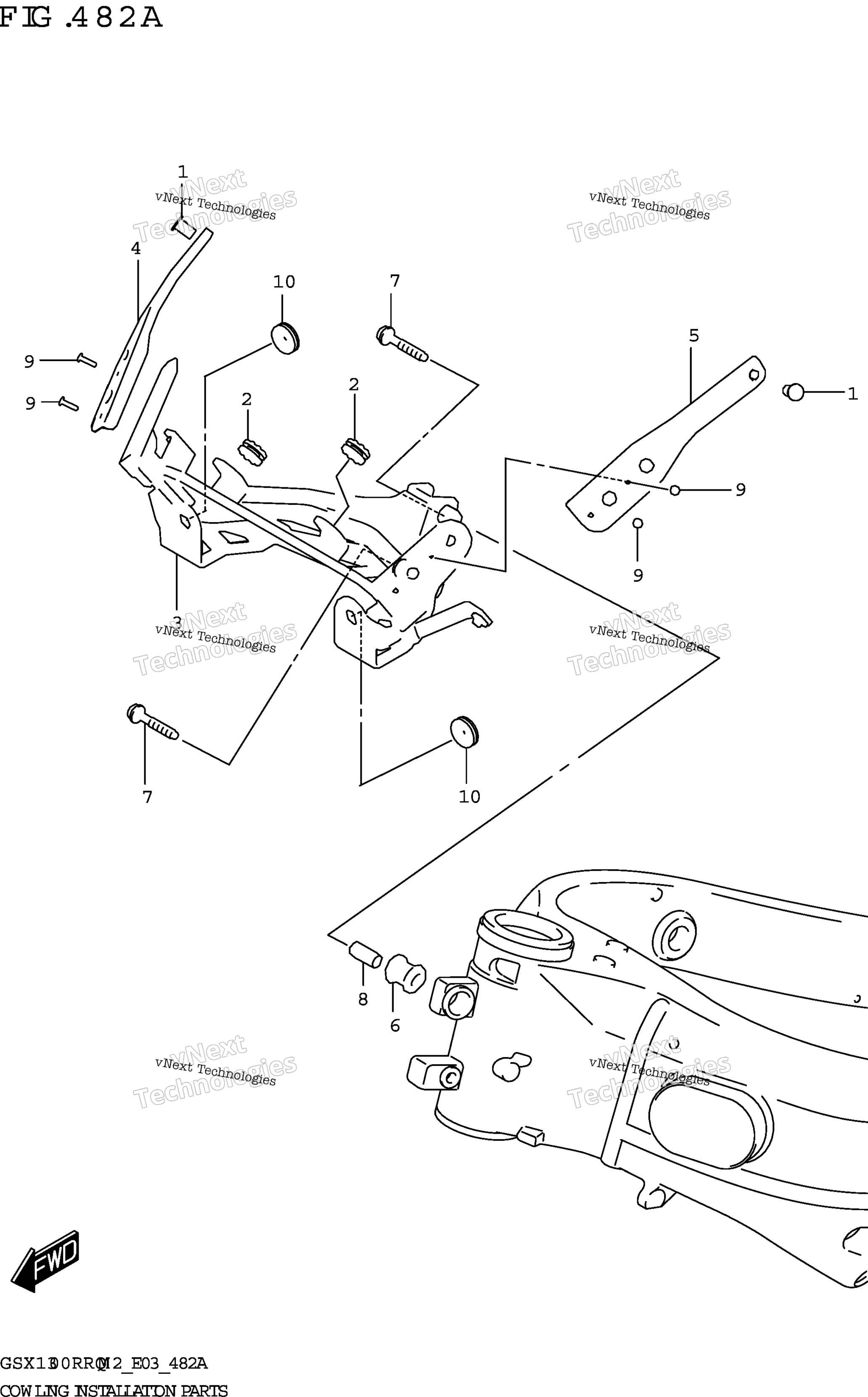 Обтекатель Installation Parts
