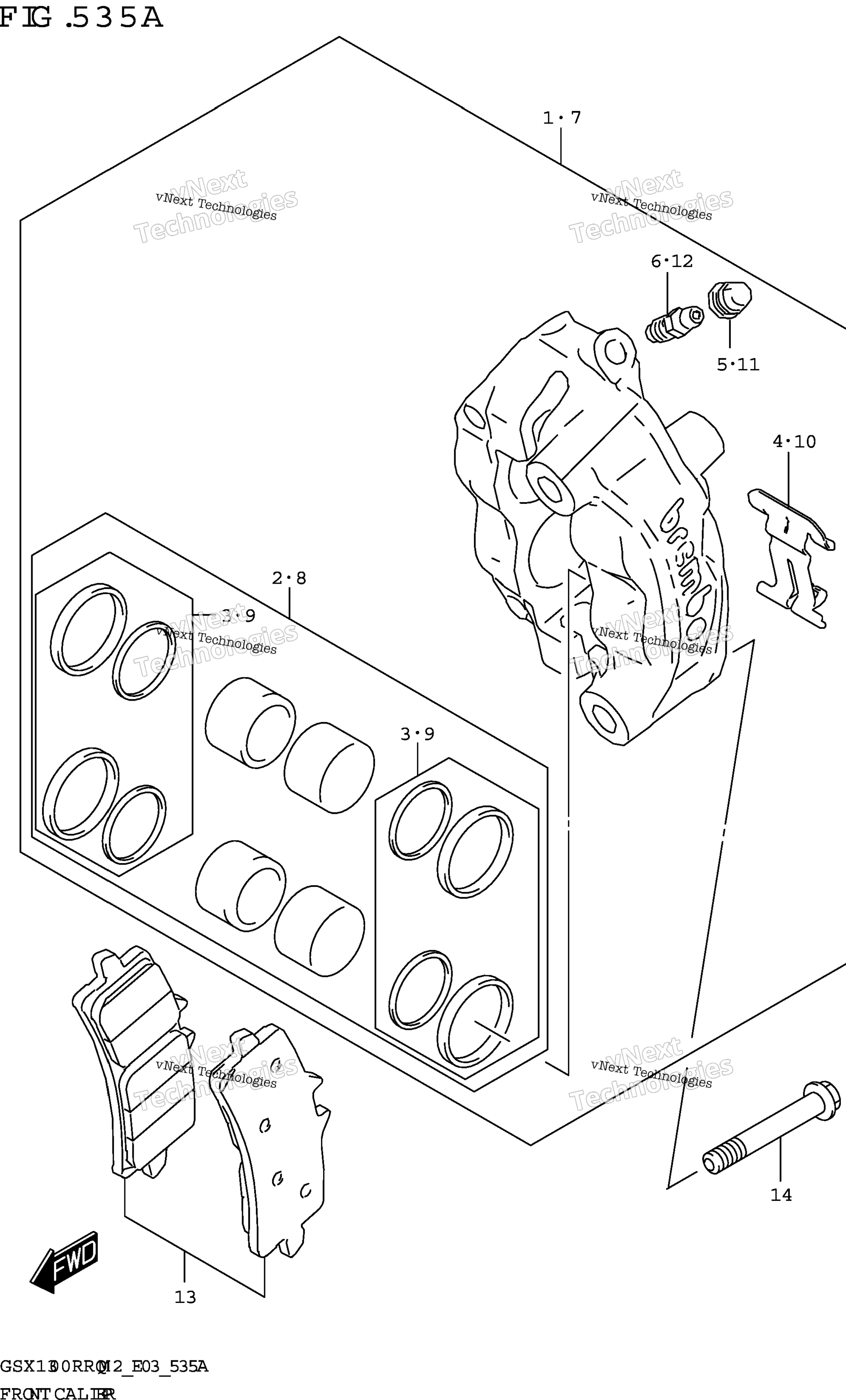 Передний суппорт