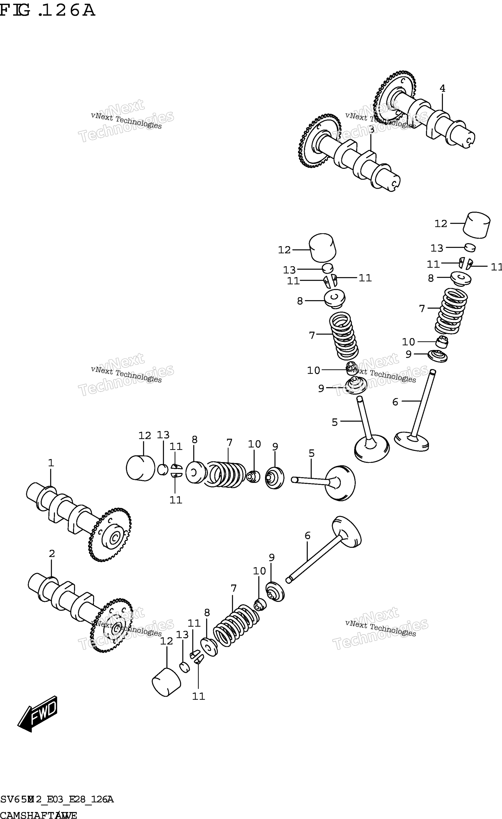 Camshaft / клапан