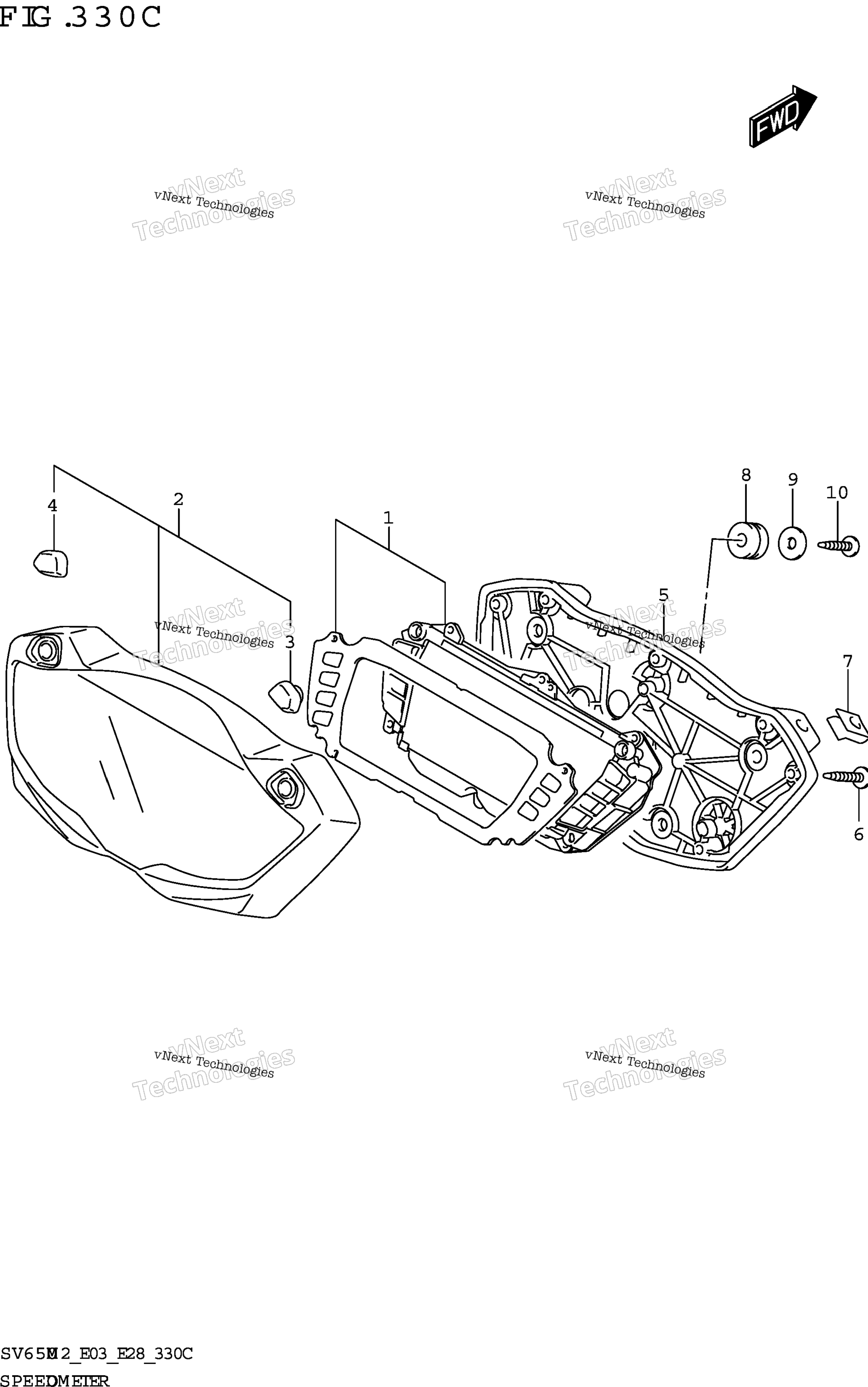 Спидометр (Sv650)
