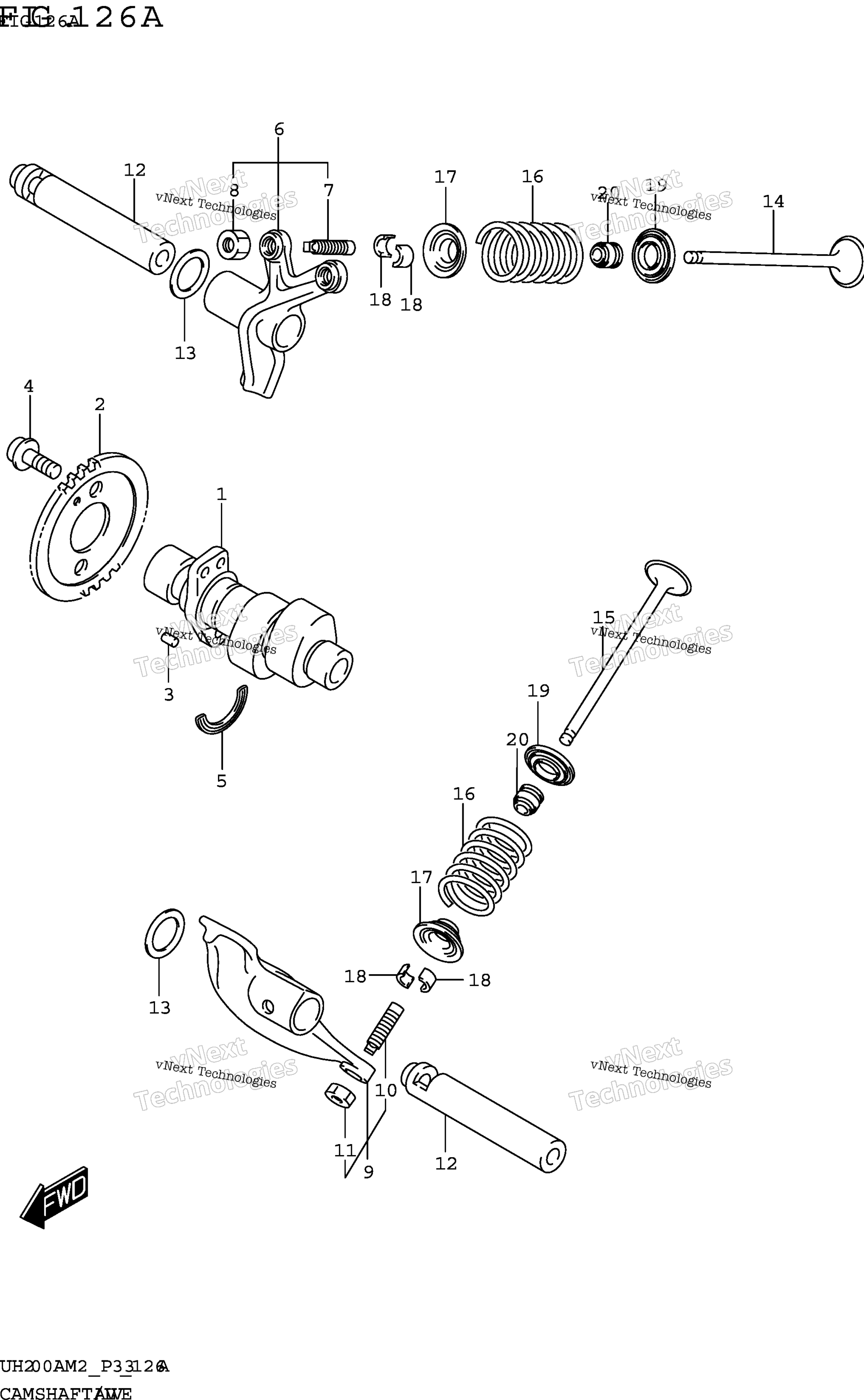 Camshaft / клапан