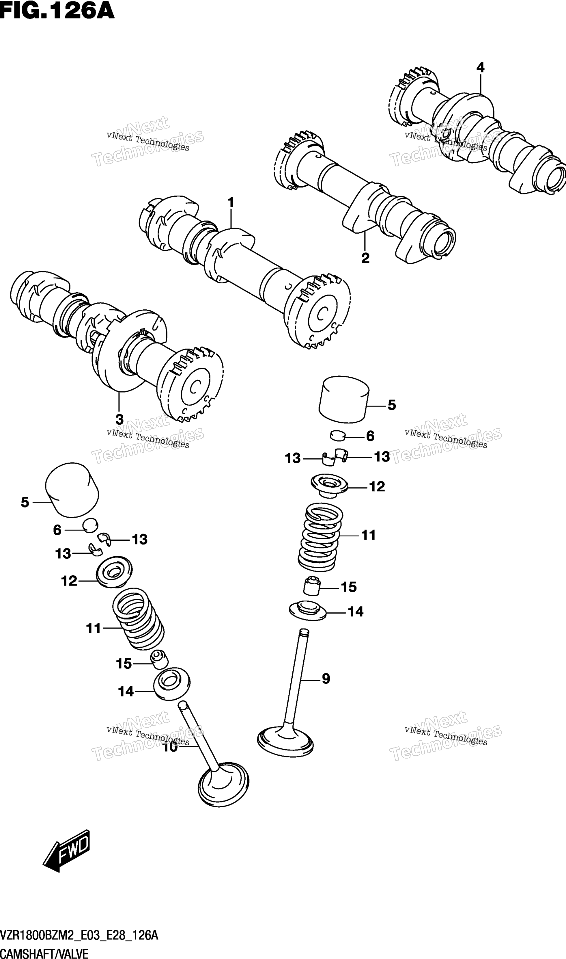 Camshaft / клапан