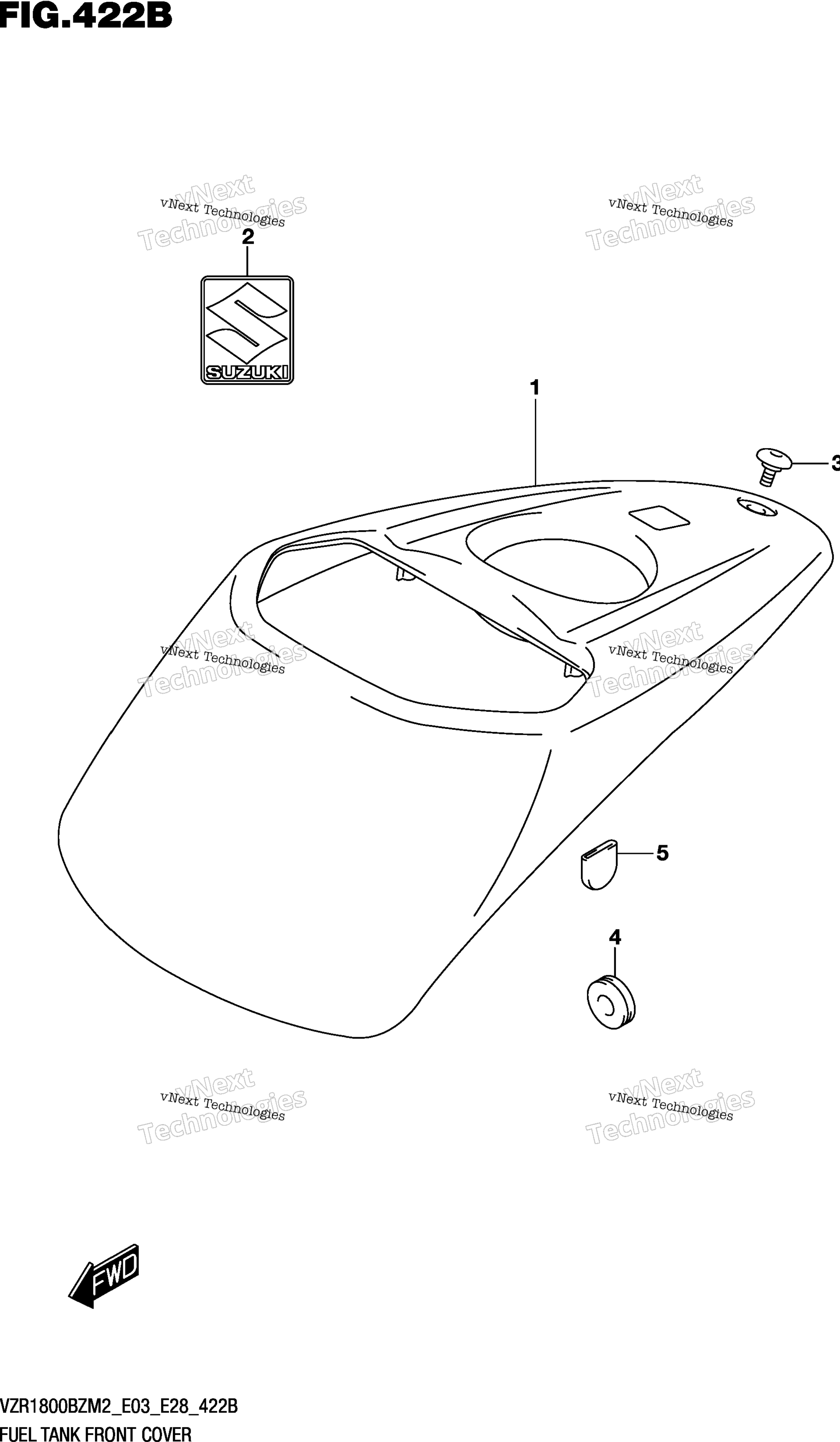 Топливная система Tank Front Cover