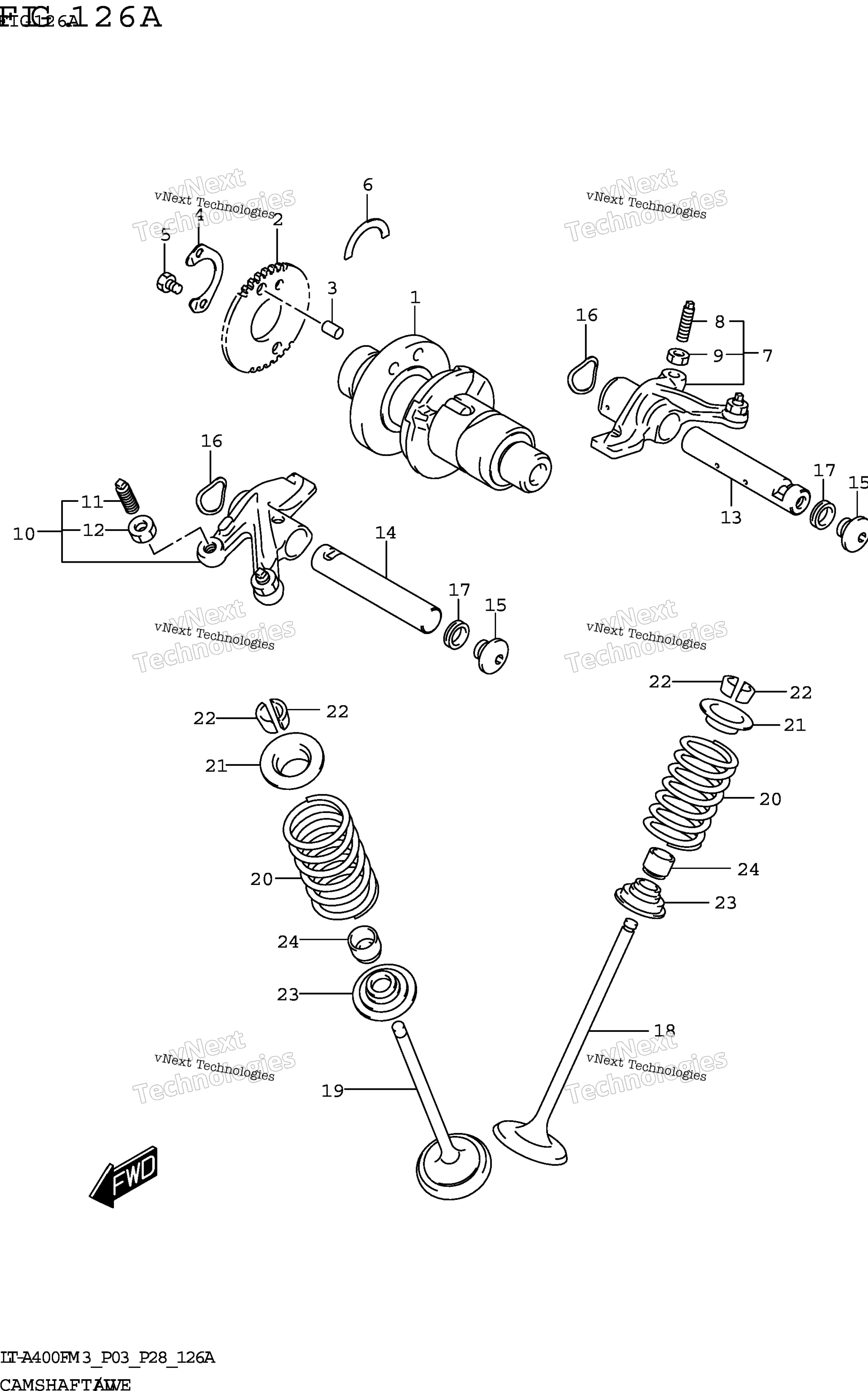 Camshaft / клапан